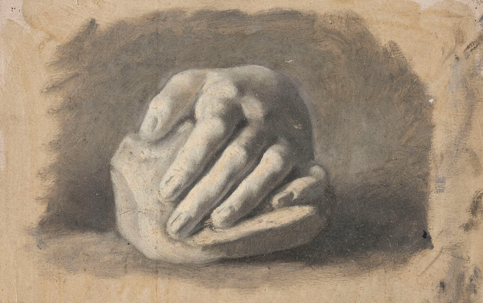 Study Of A Hand 17 Wall Art by Władysław Czachórski - Canvas Print