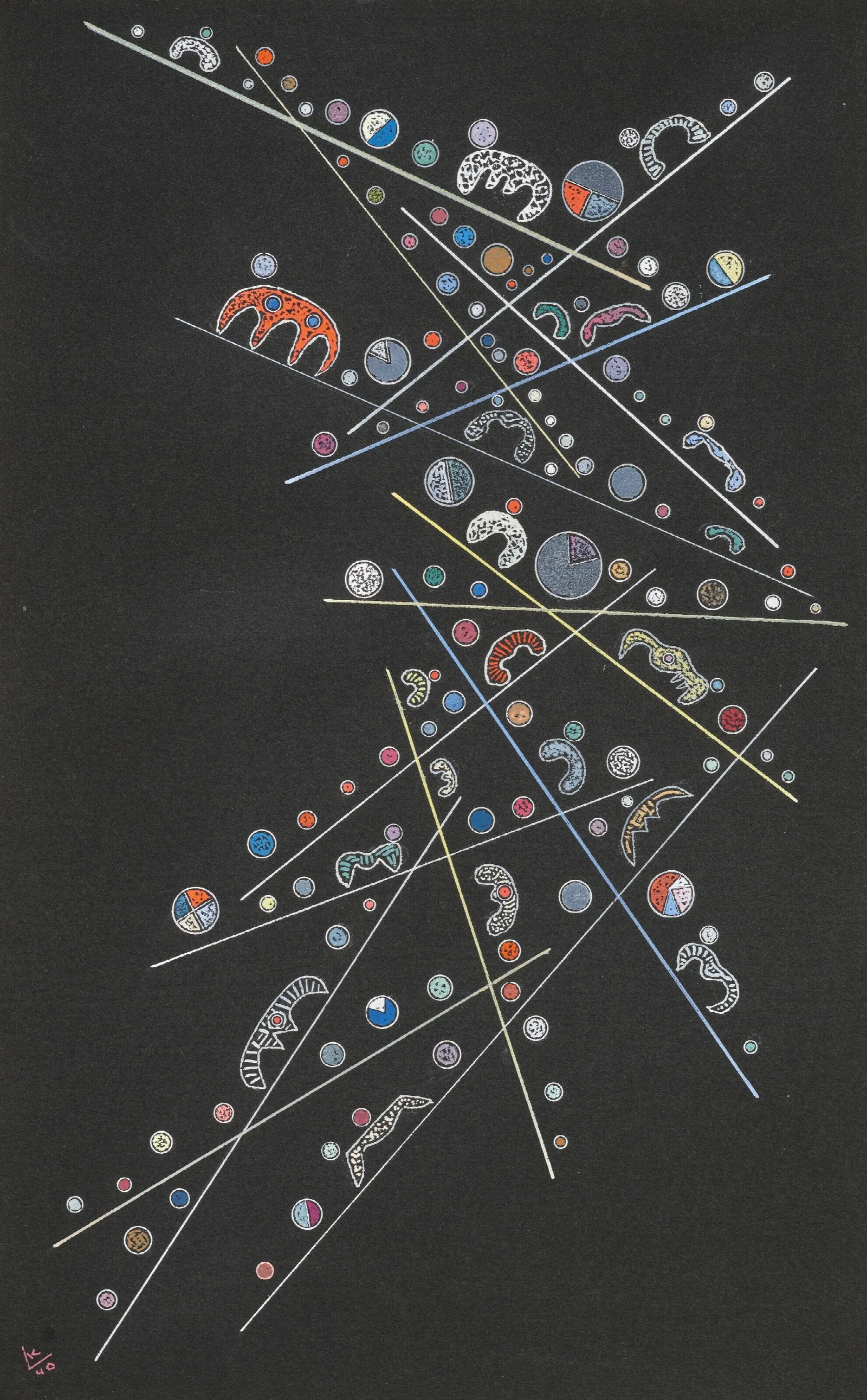 Ohne Titel 47 Wall Art by Wassily Kandinsky - Canvas Print