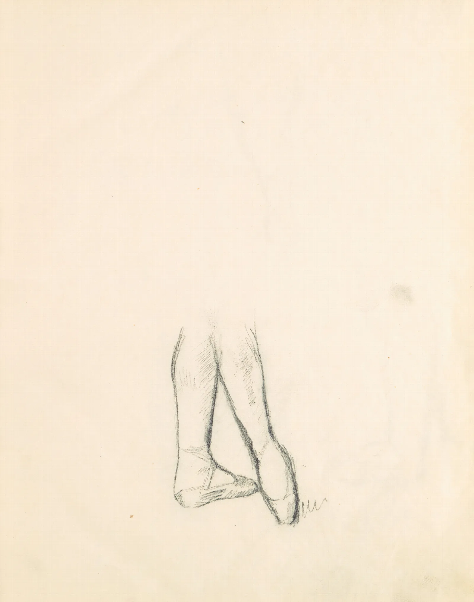 Figure Studies 12 2 Wall Art by Edgar Degas - Canvas Print