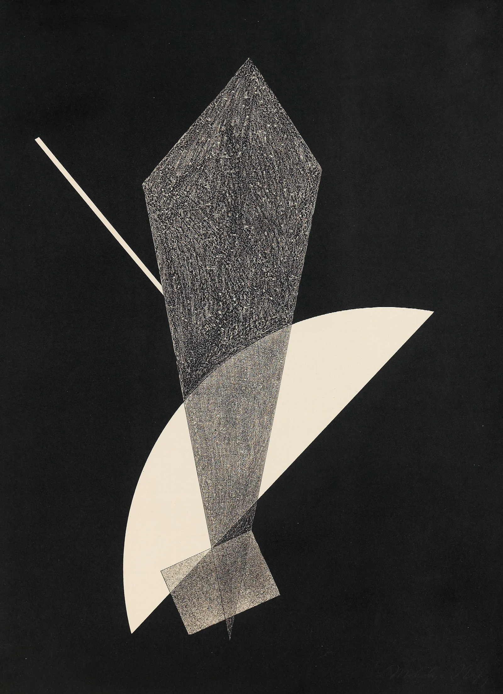 Konstruktion V Wall Art by László Moholy-Nagy - Canvas Print