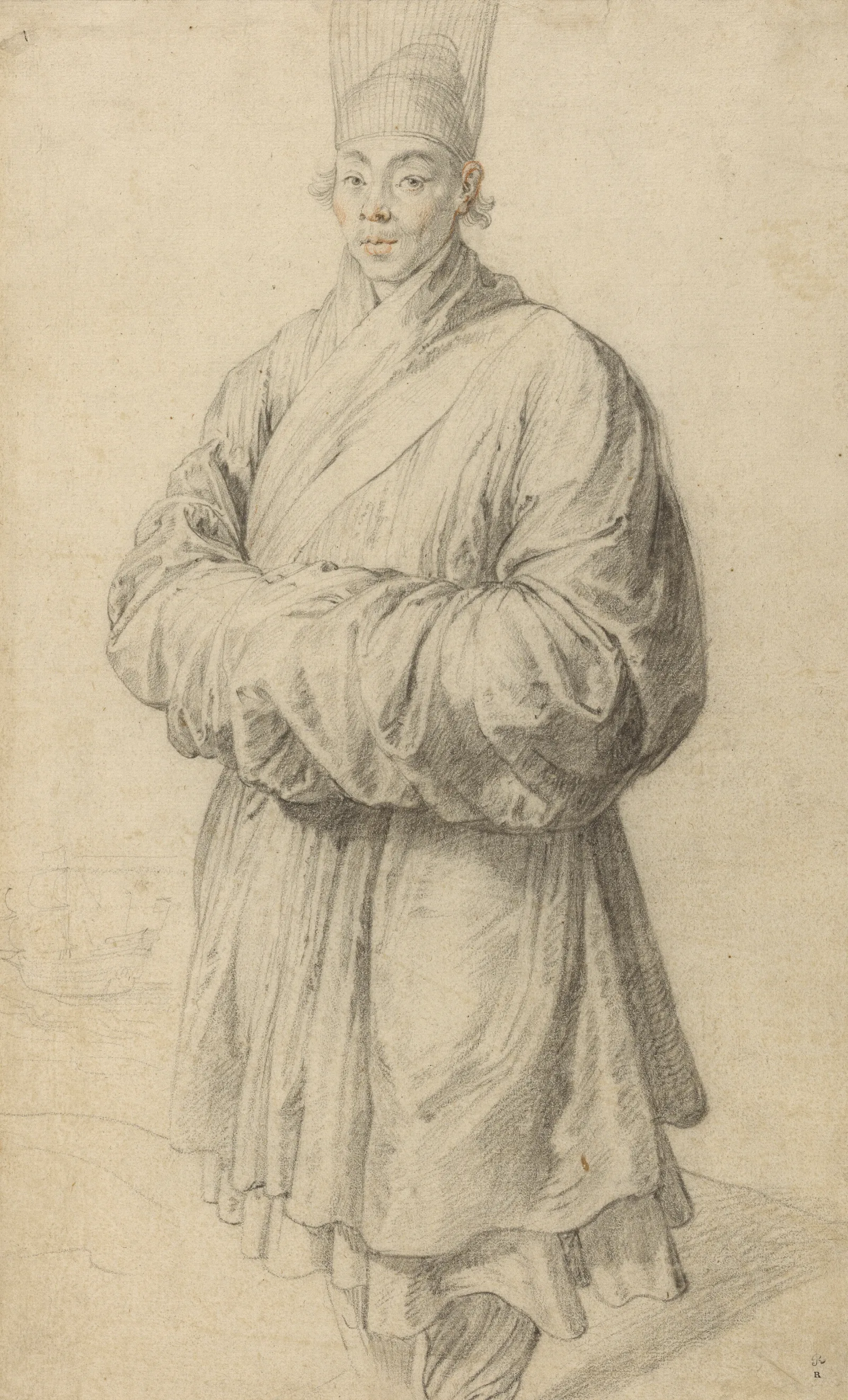 Man In Korean Costume Wall Art by Peter Paul Rubens - Canvas Print