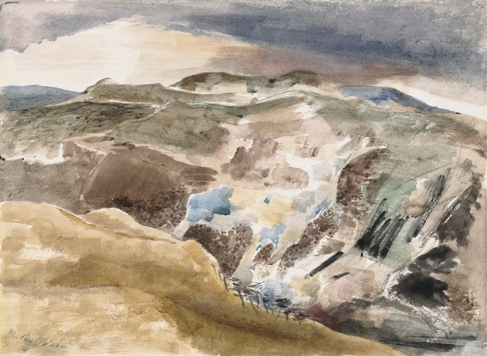 Image Of The Stag Wall Art by Paul Nash - Canvas Print