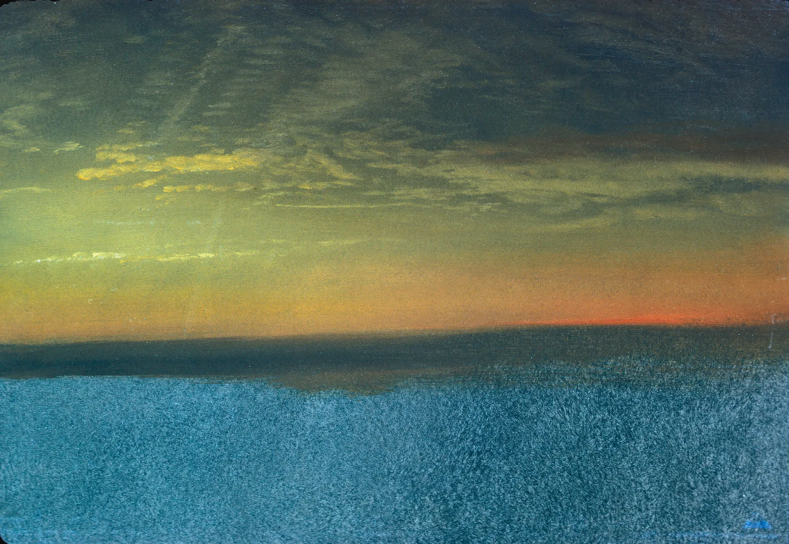 Cloud Study With Sunset Wall Art by Albert Bierstadt - Canvas Print