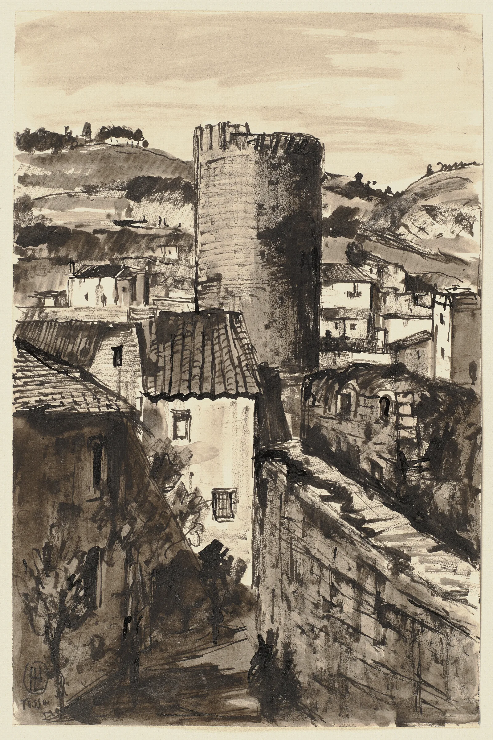 Tossa De Mar Wall Art by Hermann Lismann - Canvas Print