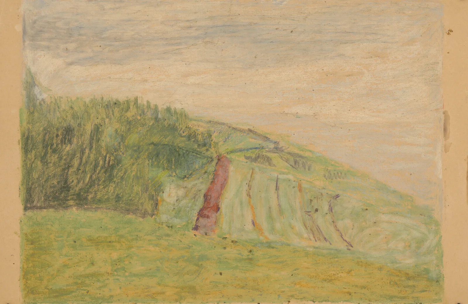 Study Of Spis Landscape Wall Art by Jozef Hanula - Canvas Print