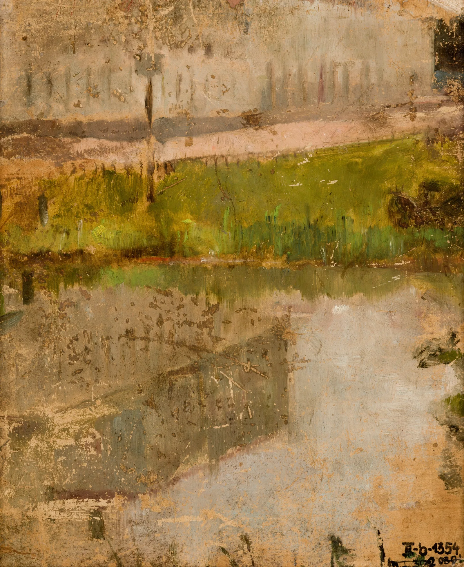 Landscape Motif 2 Wall Art by Olga Boznanska - Canvas Print
