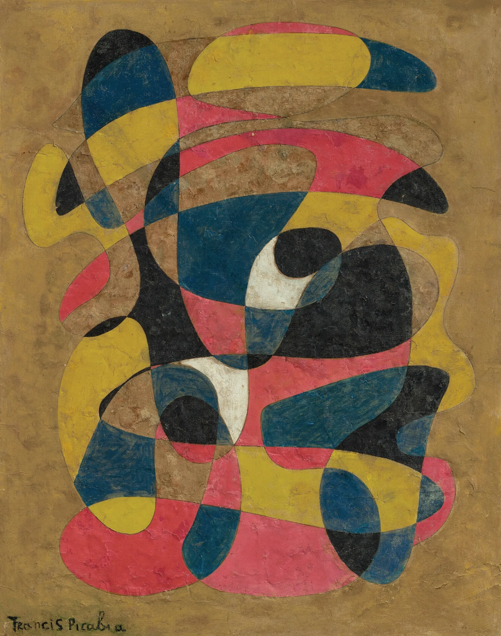 Composition 41 Wall Art by Francis Picabia - Canvas Print