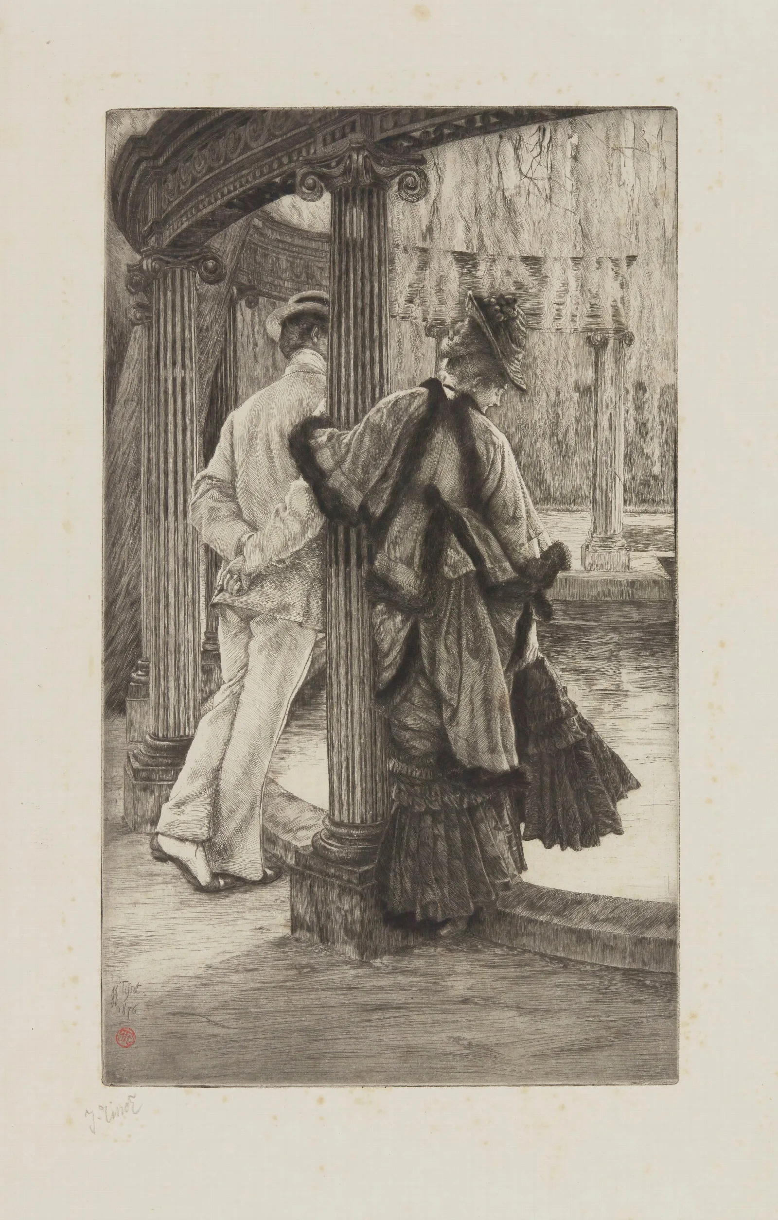 Querelle Damoureux Wall Art by James Tissot - Canvas Print