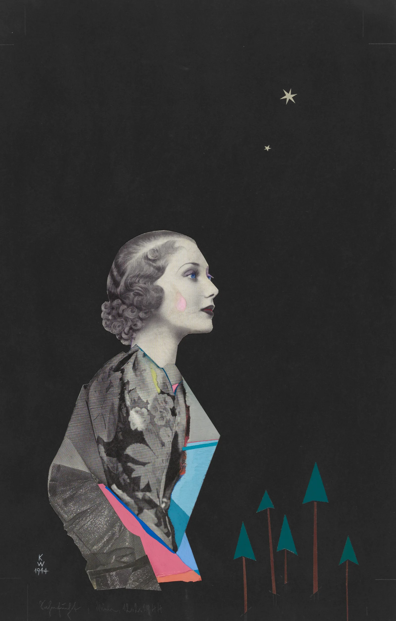 Sehnsucht Collage Wall Art by Karl Wiener - Canvas Print