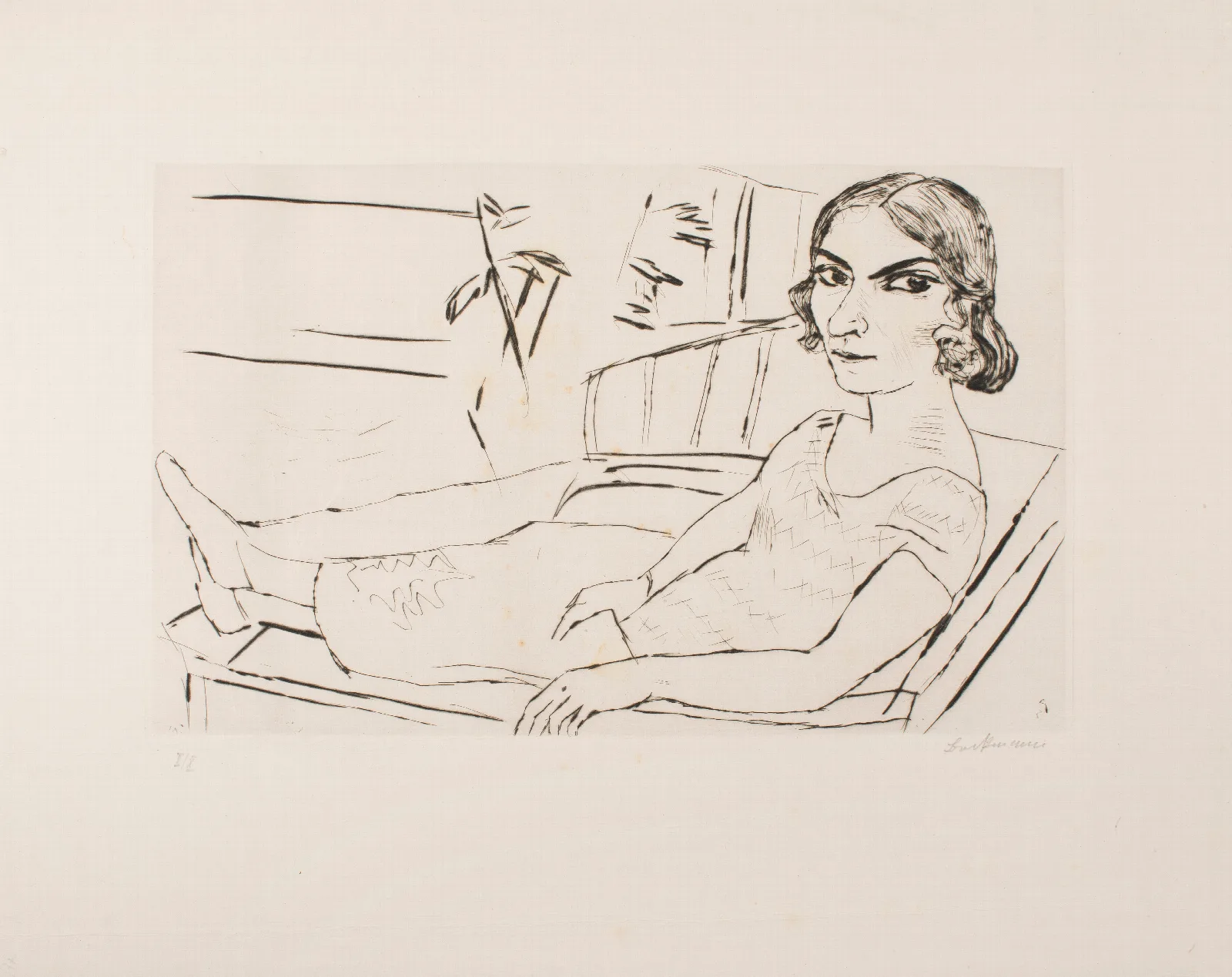 Italian Wall Art by Max Beckmann - Canvas Print