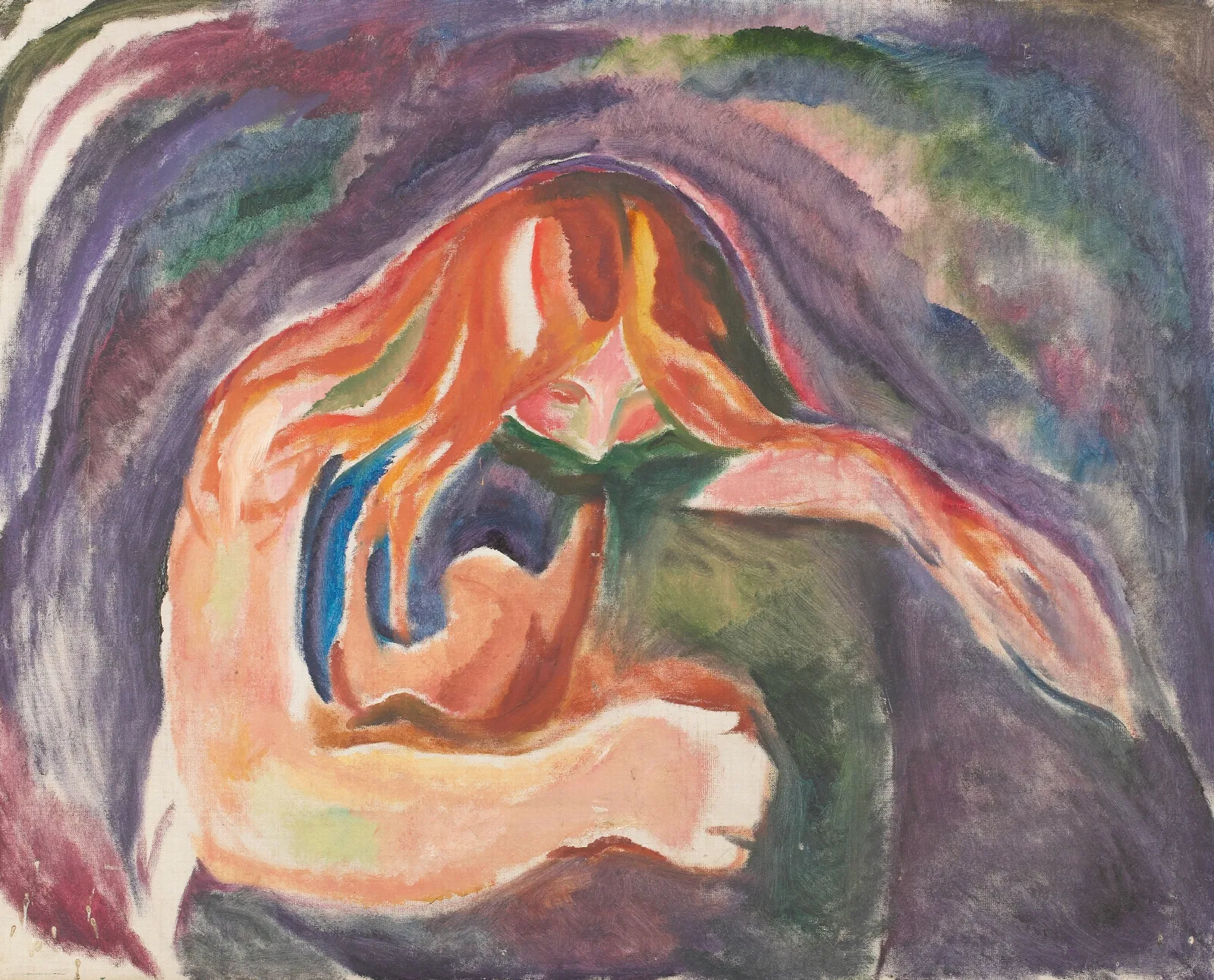 Vampyr Wall Art by Edvard Munch - Canvas Print
