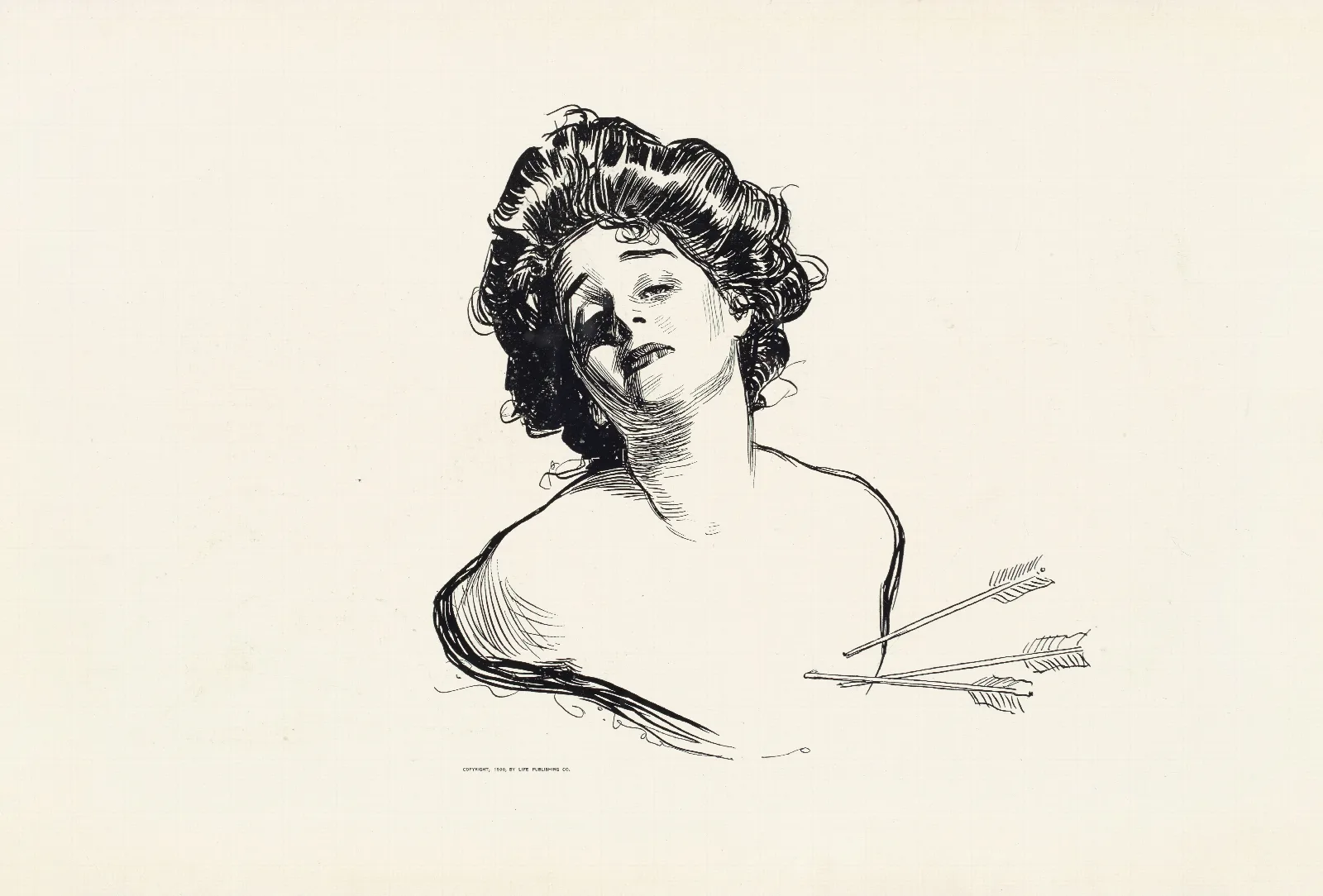 Illustration 209 by Charles Dana Gibson (1900) Wall Art by Charles Dana Gibson - Canvas Print