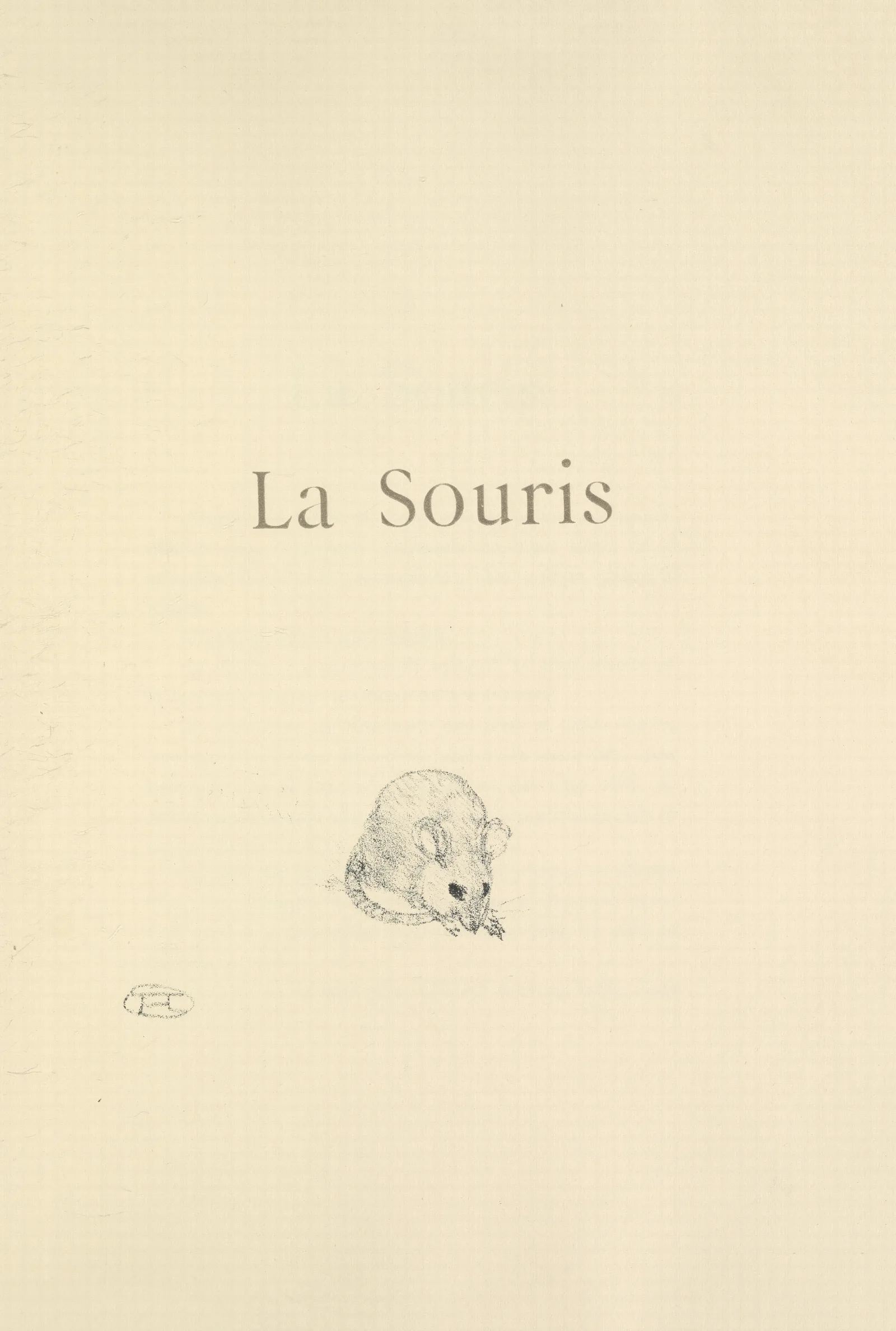 La Souris Wall Art by Henri de Toulouse-Lautrec - Canvas Print