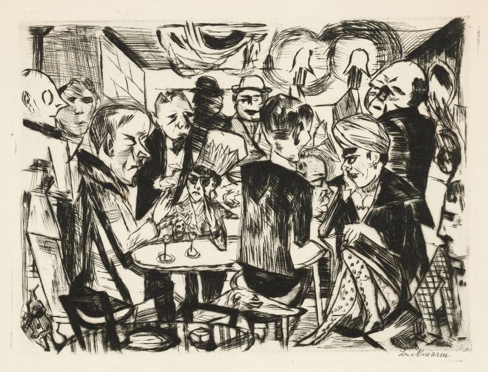 Kahlbaum 3 Wall Art by Max Beckmann - Canvas Print