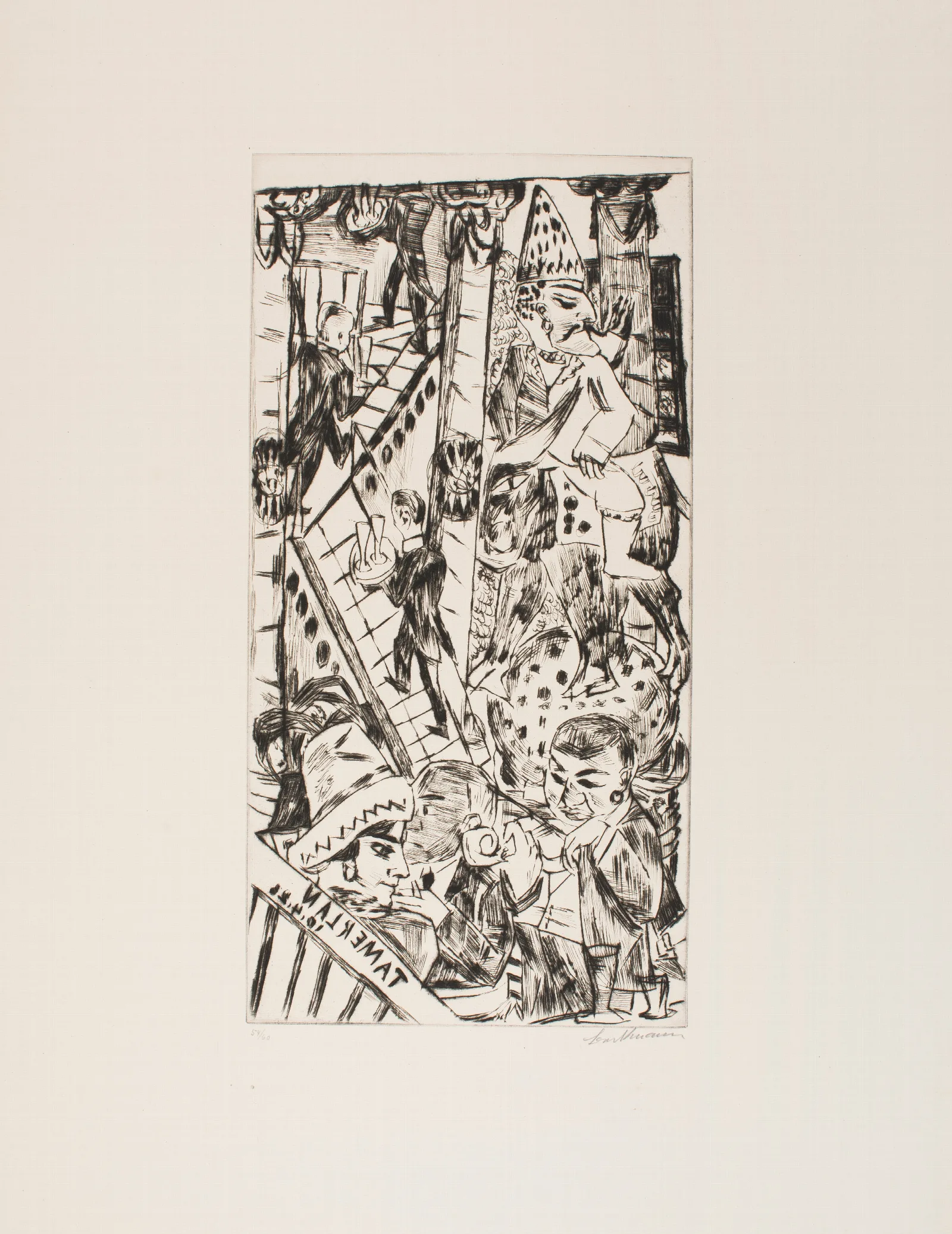 Tamerlan 2 Wall Art by Max Beckmann - Canvas Print