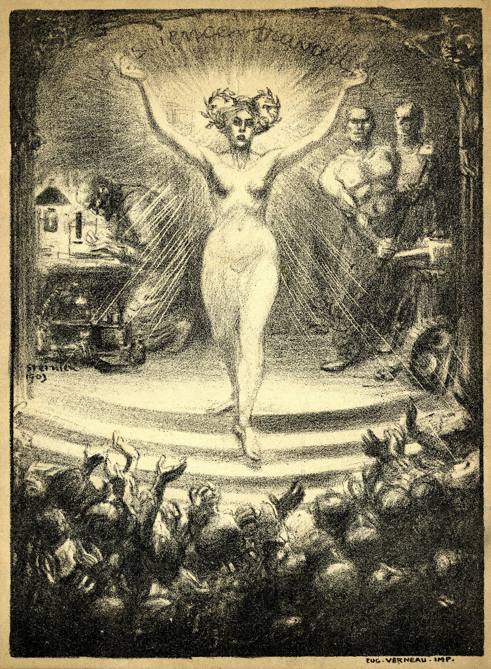 Science Travail Wall Art by Théophile Alexandre Steinlen - Canvas Print