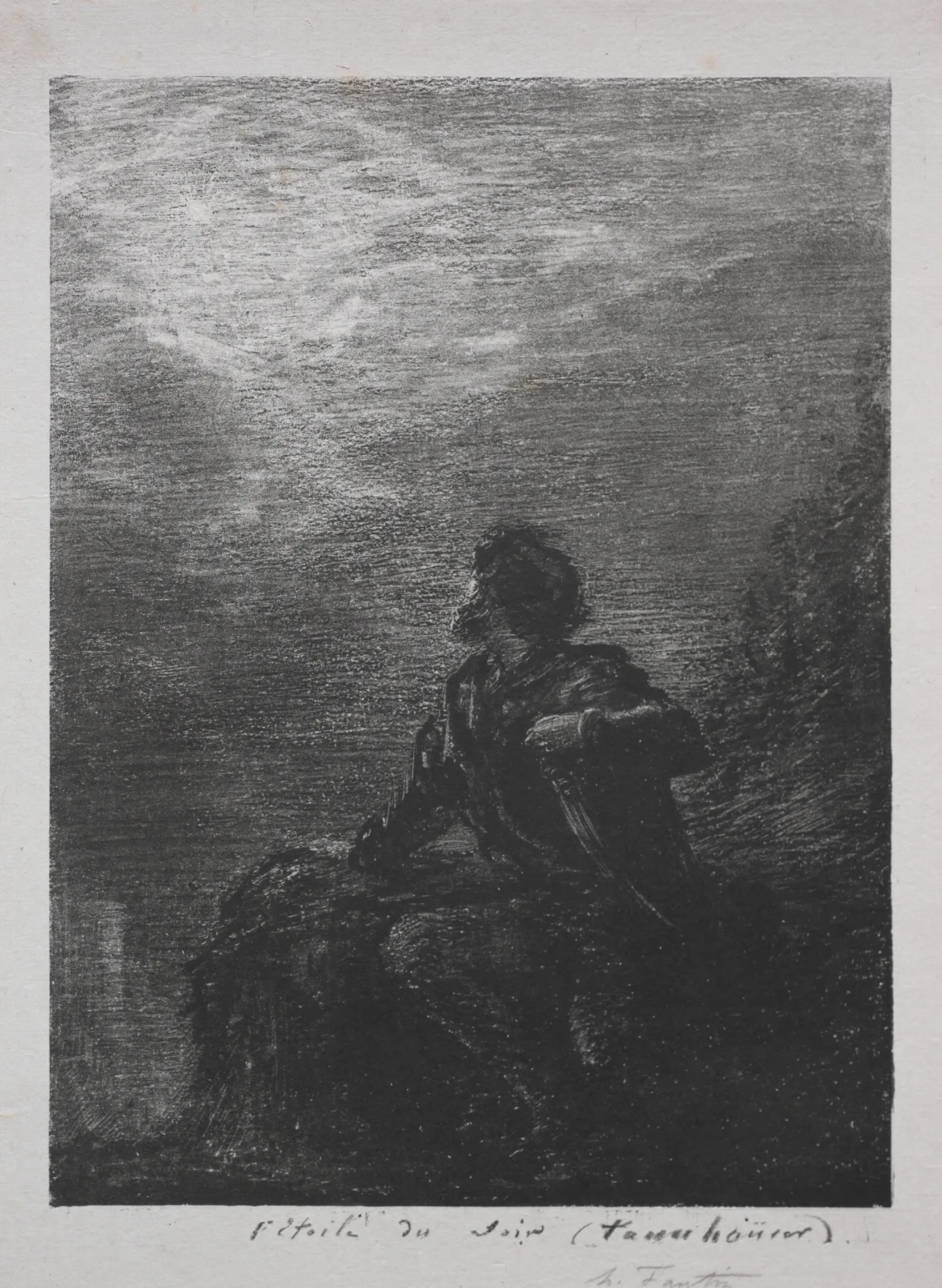 The Evening Star 2 Wall Art by Henri Fantin-Latour - Canvas Print