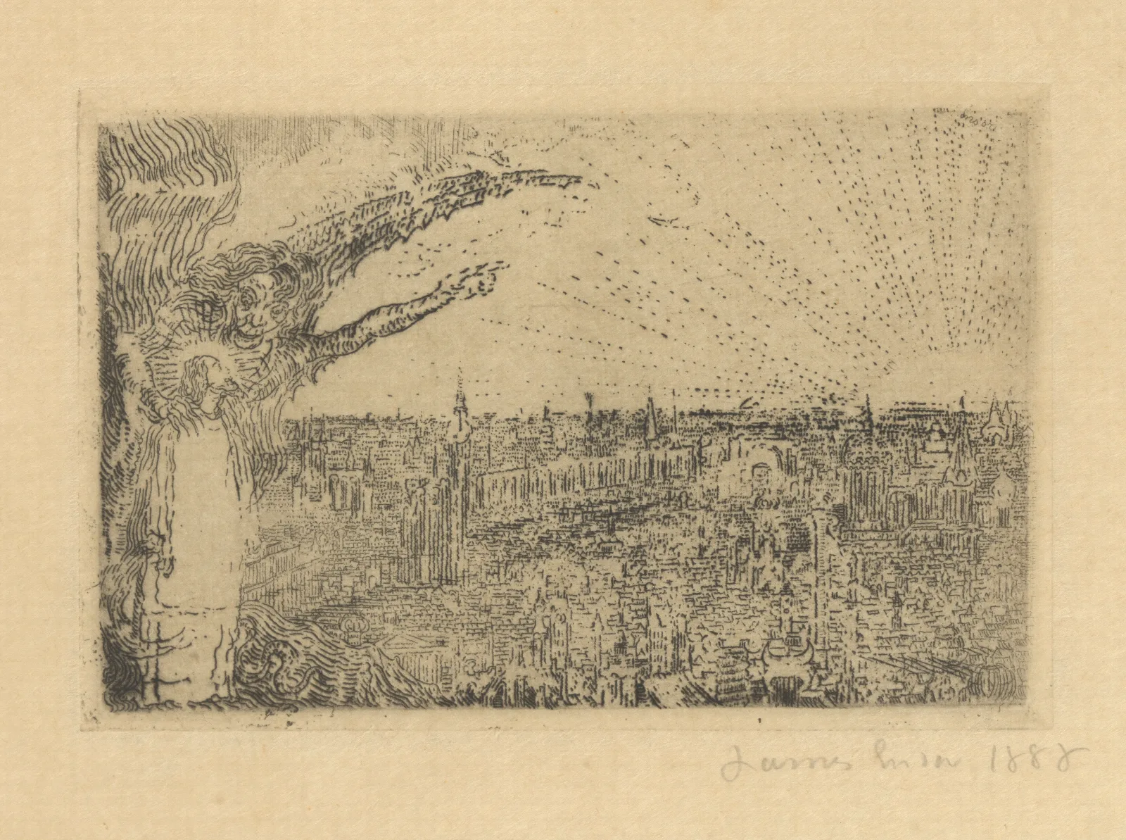 De Bekoring Van Christus Wall Art by James Ensor - Canvas Print
