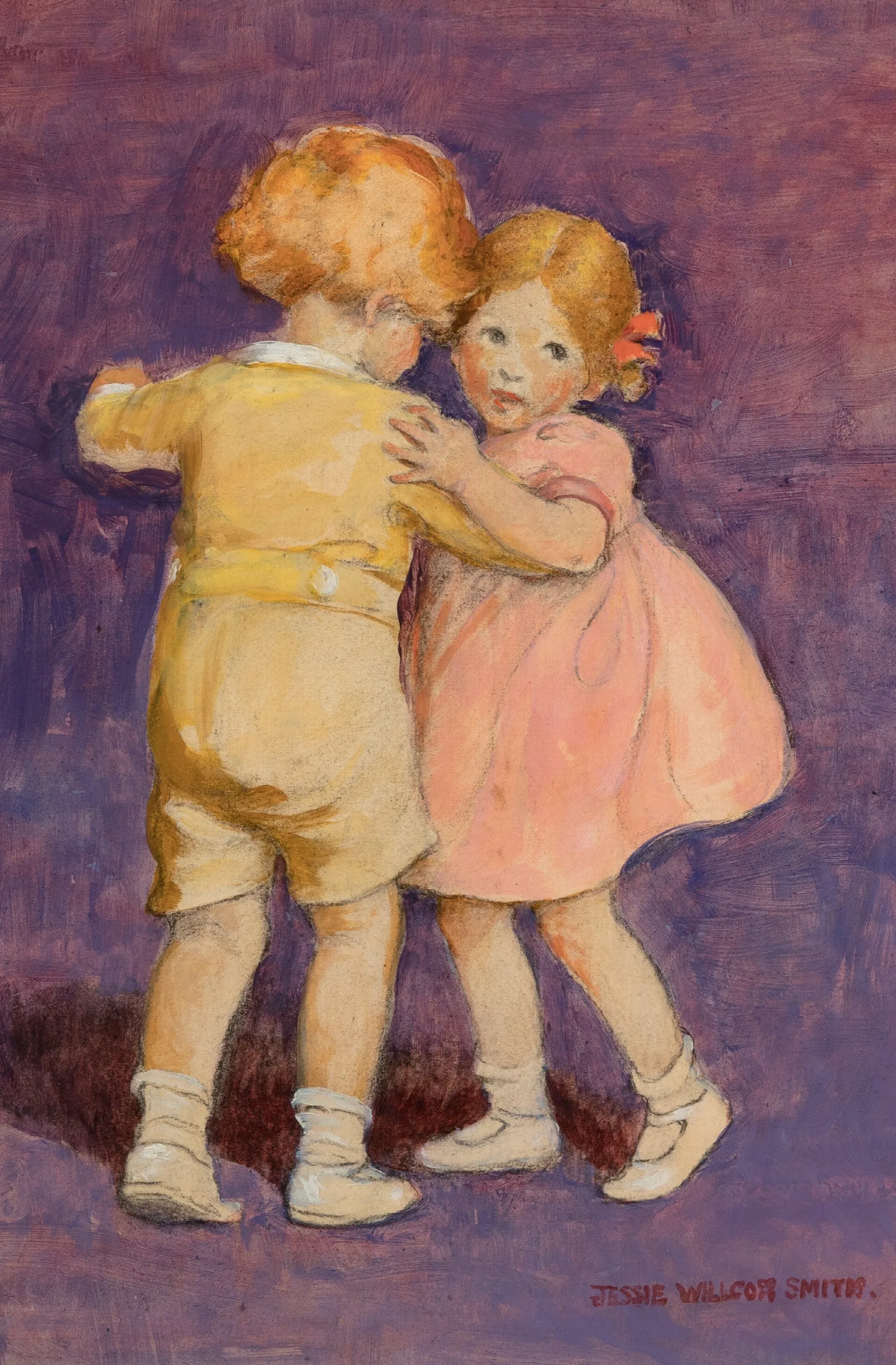 May I Have The Pleasure Wall Art by Jessie Willcox Smith - Canvas Print
