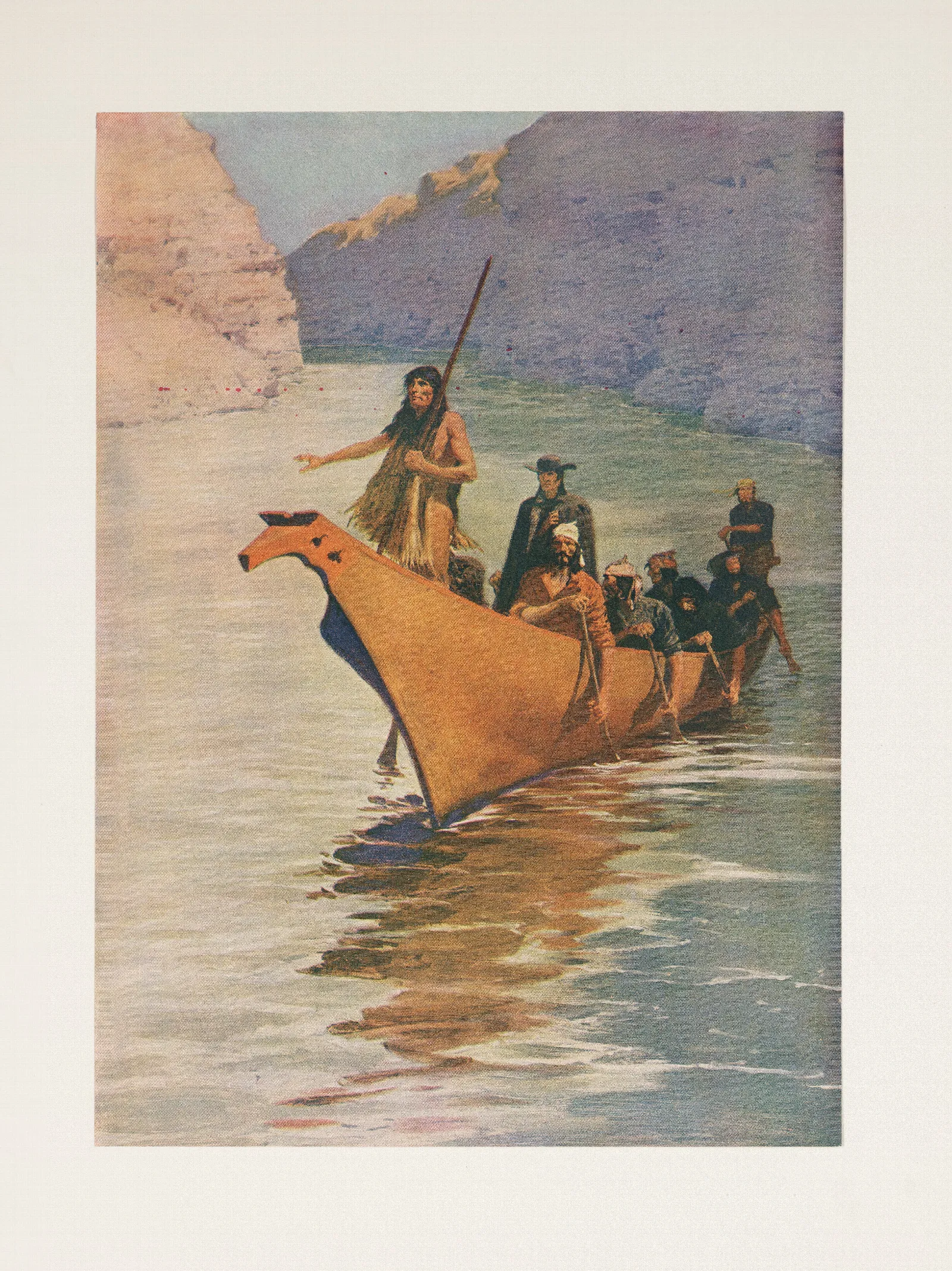 The Great Explorers Vii Mackenzie Wall Art by Frederic Remington - Canvas Print