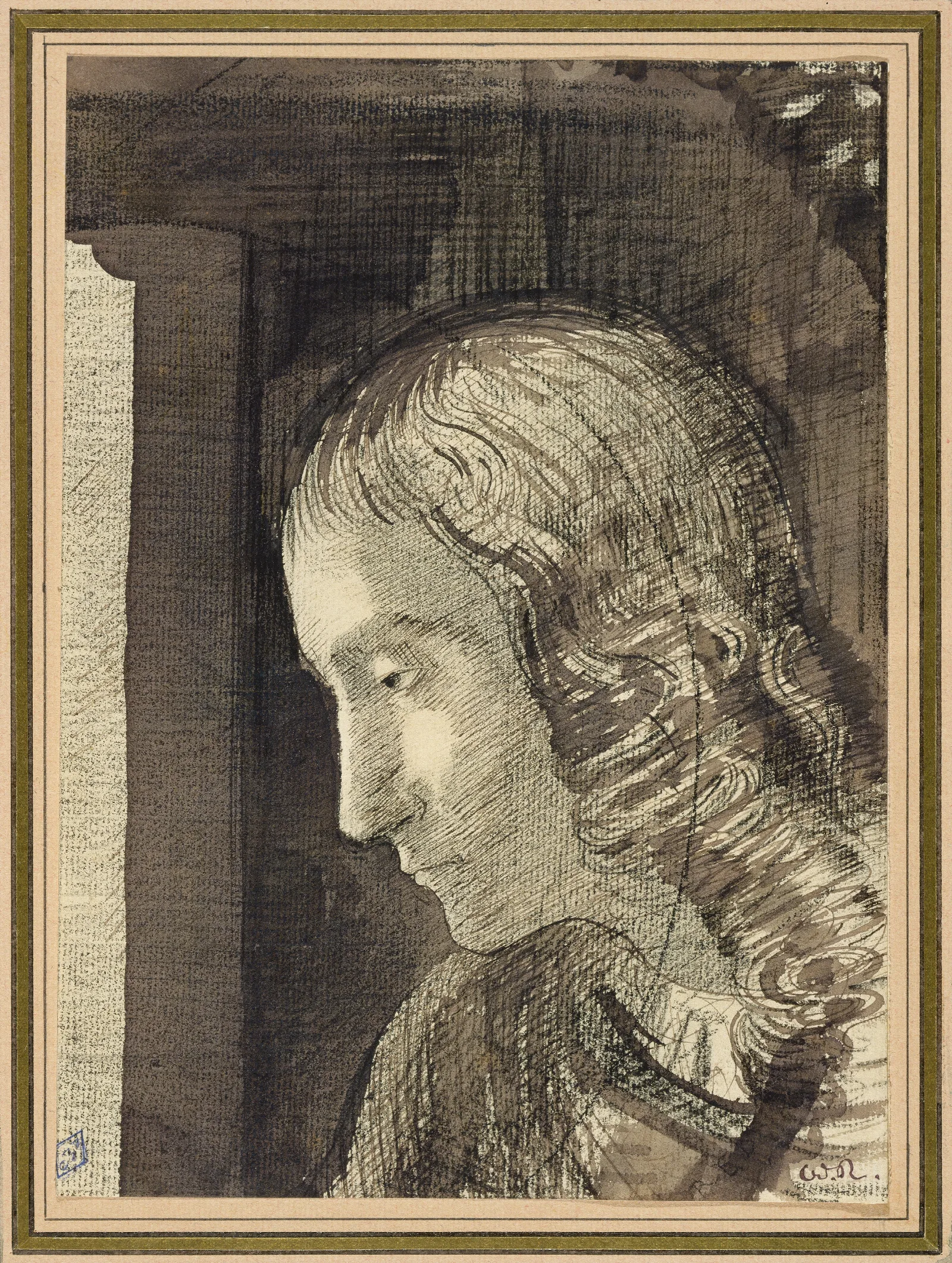 Head To The Left Wall Art by Odilon Redon - Canvas Print