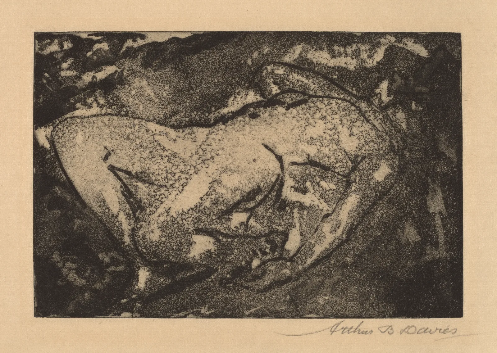 Tragic Figure 2 Wall Art by Arthur Bowen Davies - Canvas Print