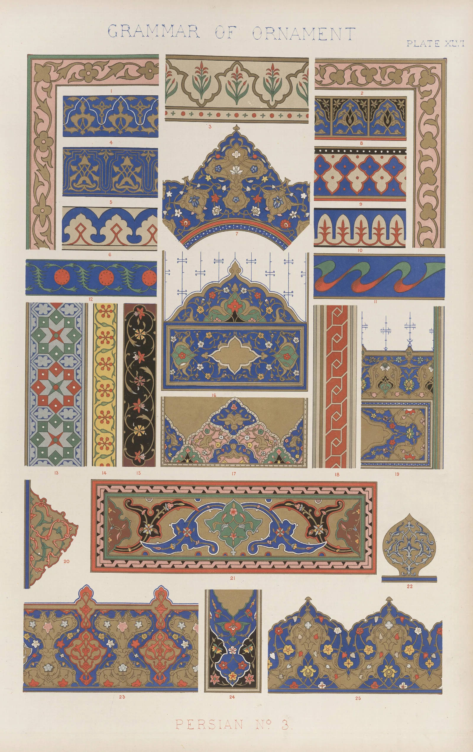 Persian No 3 2 Wall Art by Owen Jones - Canvas Print