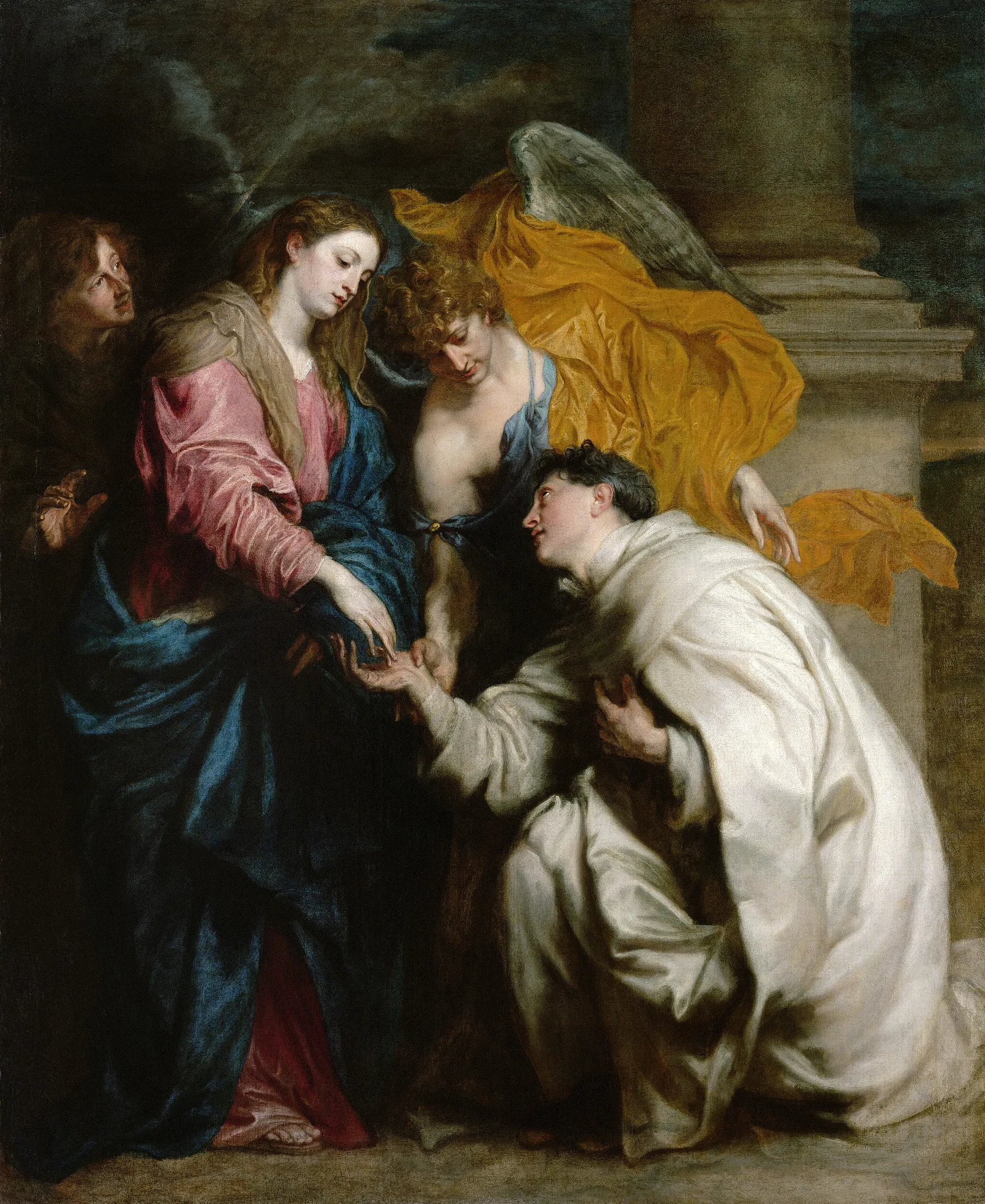 The Vision Of The Blessed Hermann Joseph Wall Art by Anthony van Dyck - Canvas Print
