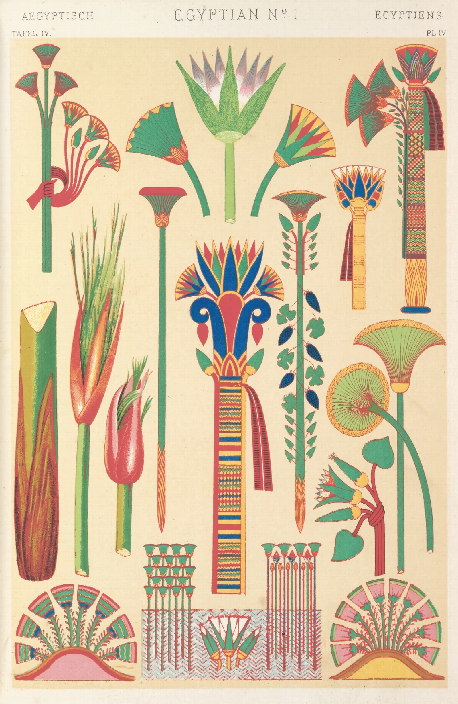 Egyptian No 1 Wall Art by Owen Jones - Canvas Print