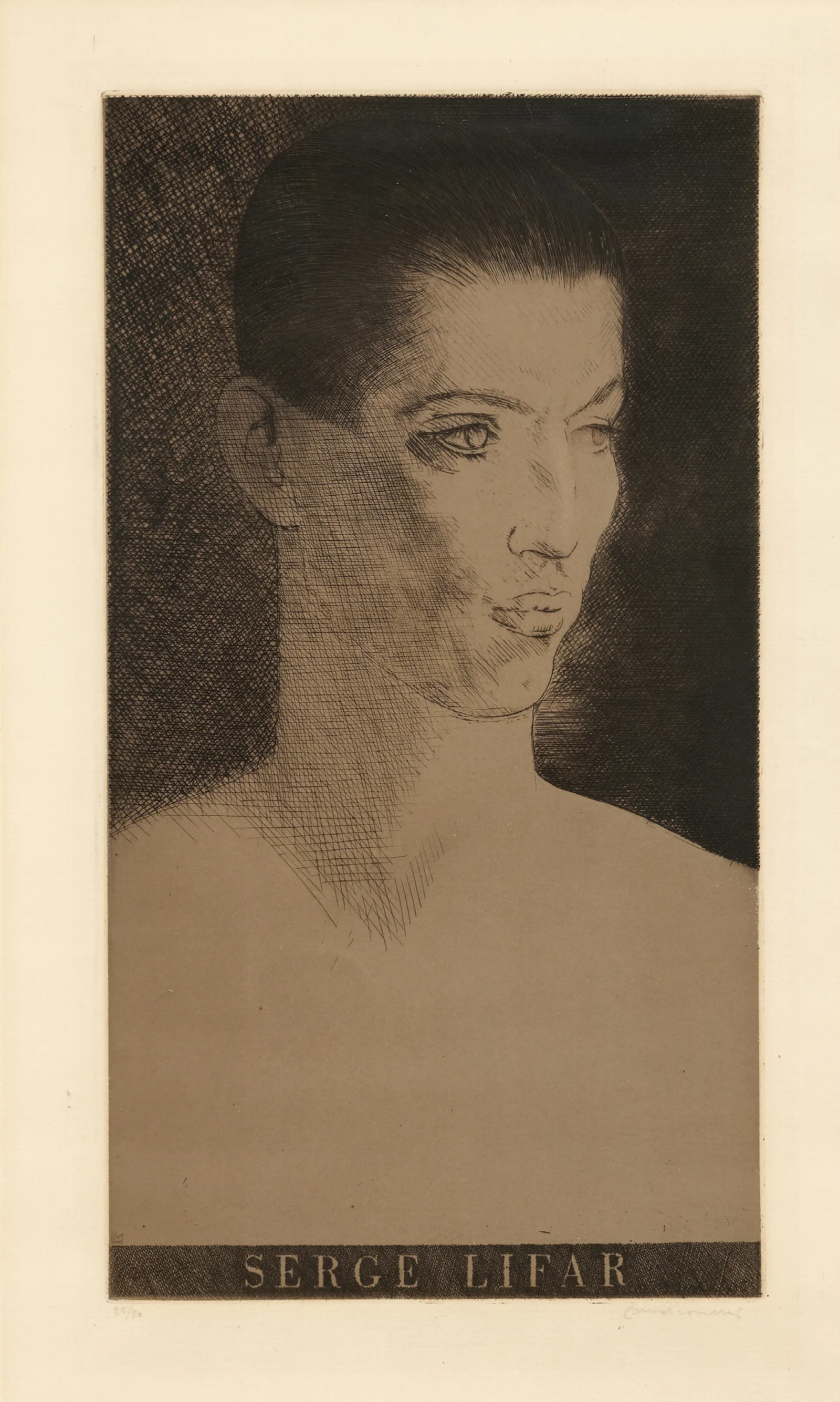 Serge Lifar Wall Art by Louis Marcoussis - Canvas Print