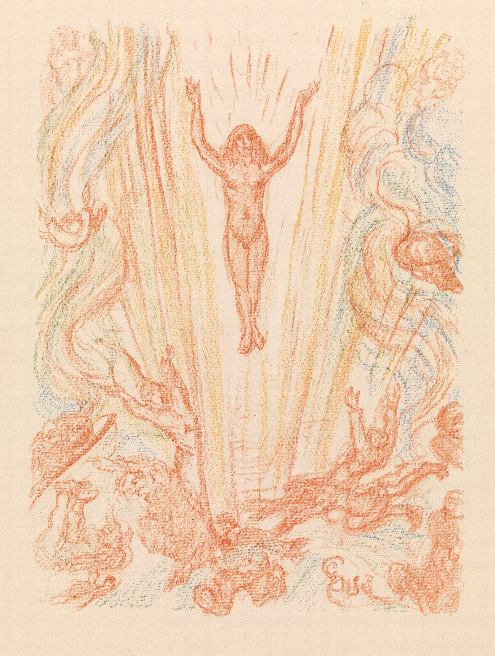 The Ascension 8 Wall Art by James Ensor - Canvas Print