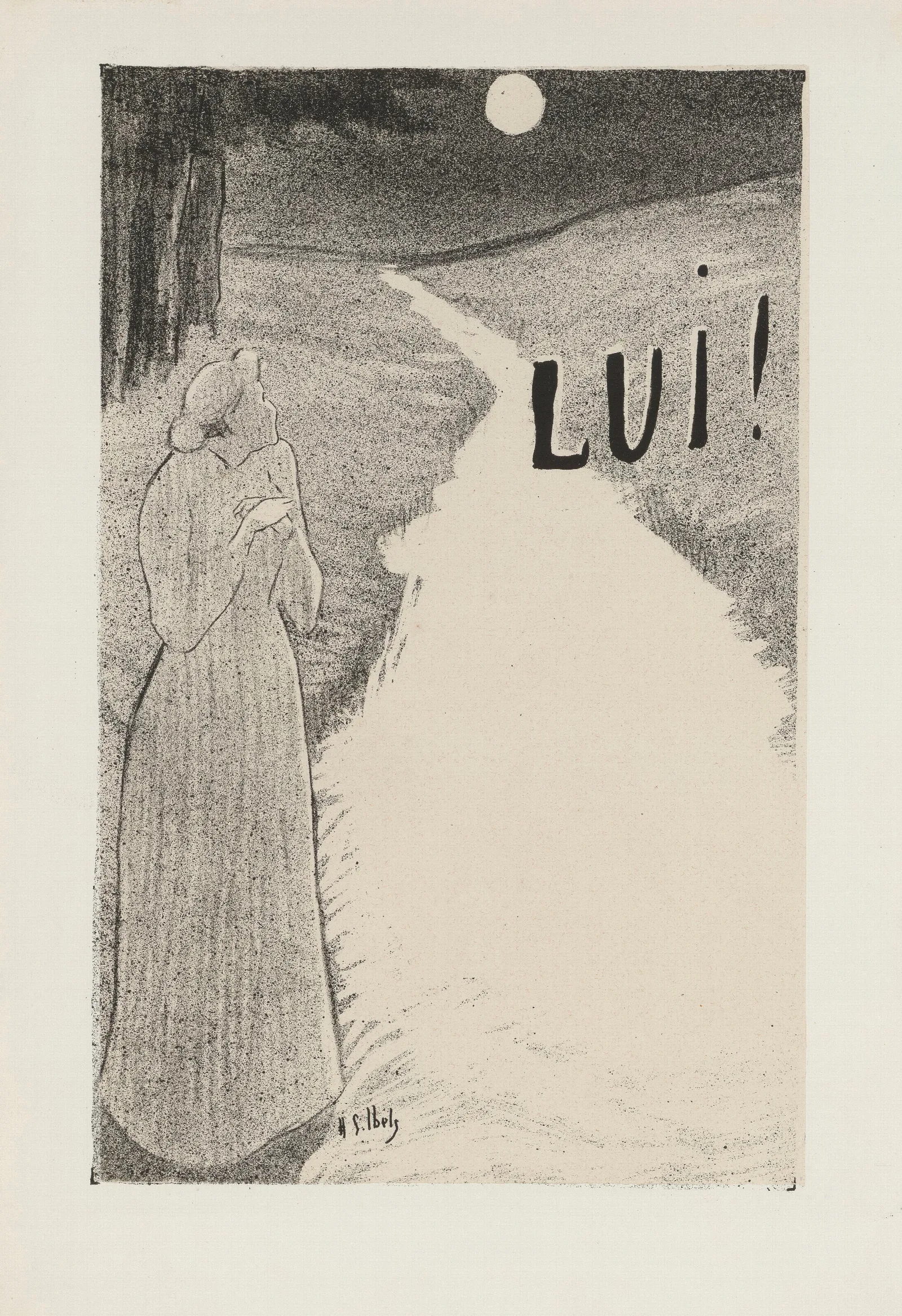 Lui 2 Wall Art by Henri-Gabriel Ibels - Canvas Print