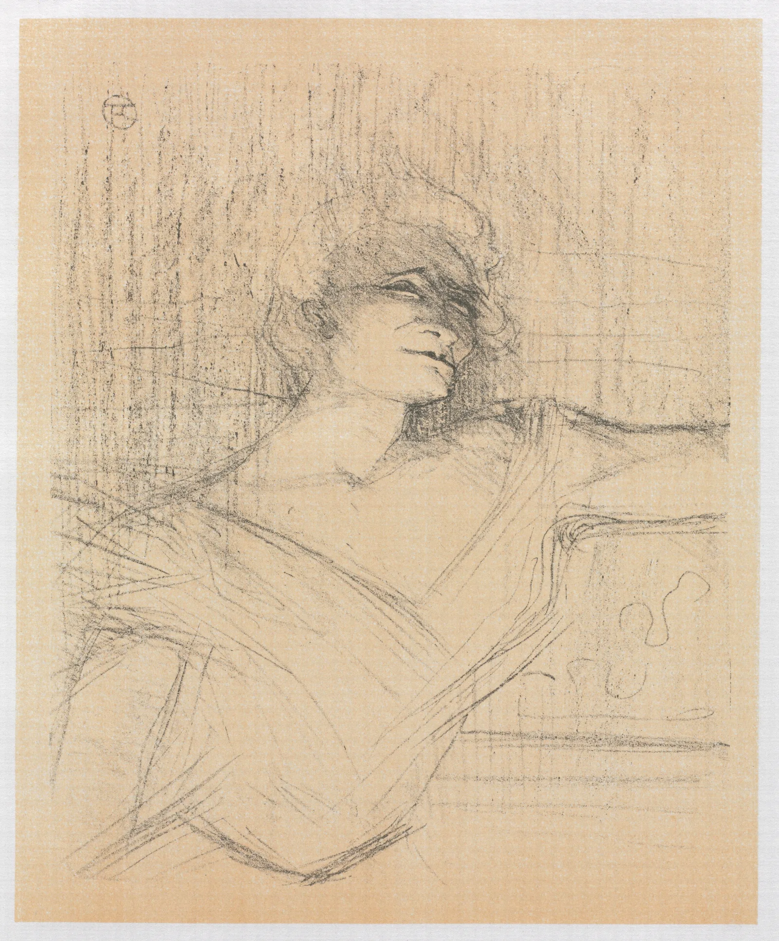Dans La Glu Wall Art by Henri de Toulouse-Lautrec - Canvas Print