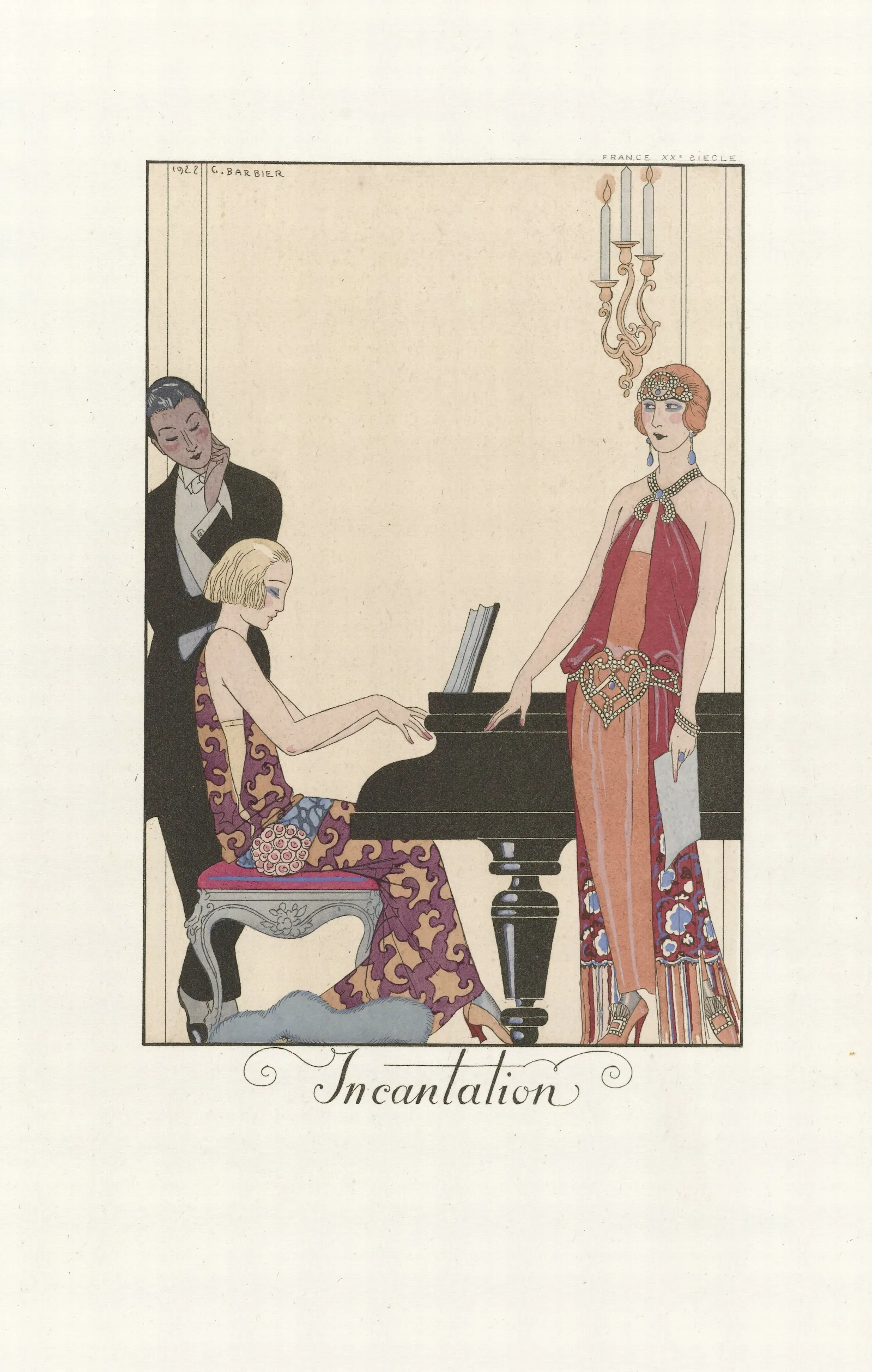 Incantation 2 Wall Art by George Barbier - Canvas Print
