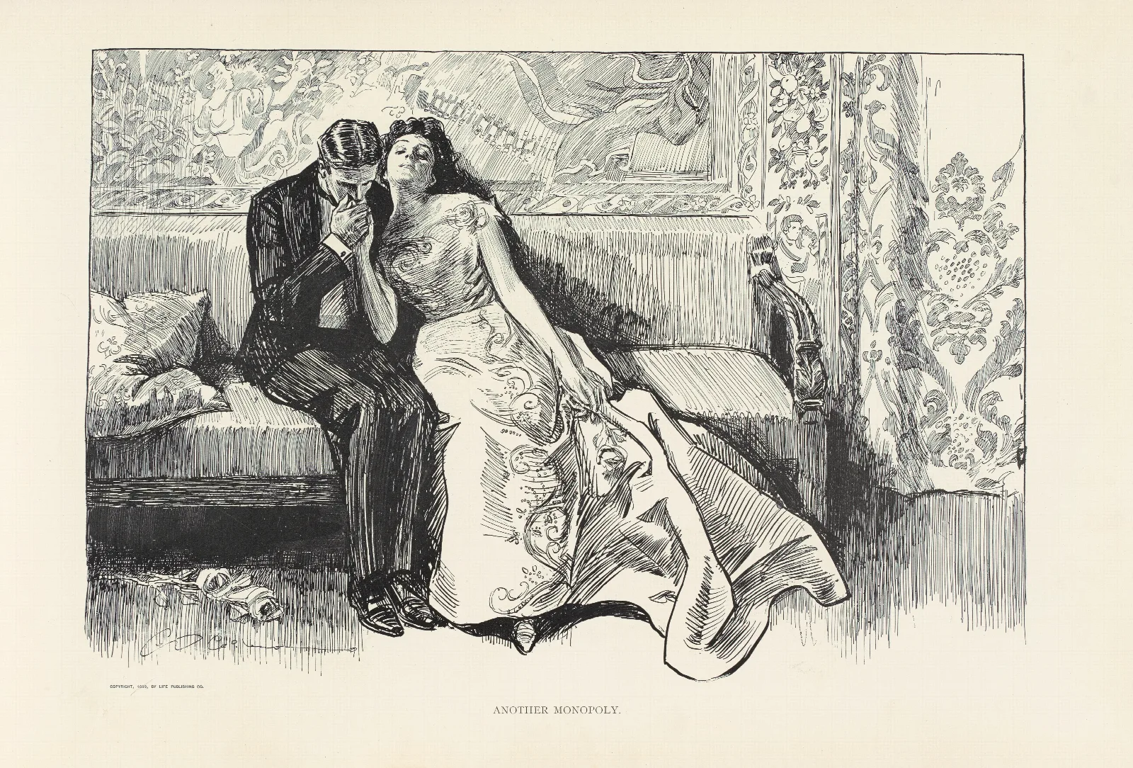 Another Monopoly Wall Art by Charles Dana Gibson - Canvas Print
