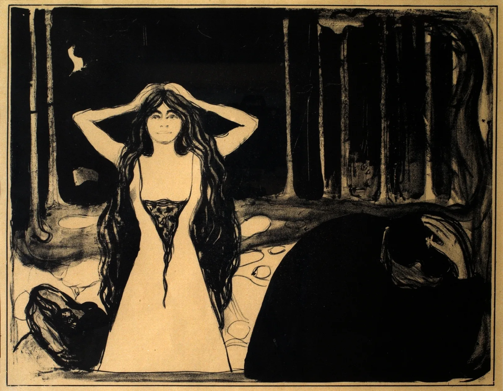 Thunder Ashes Ii Wall Art by Edvard Munch - Canvas Print