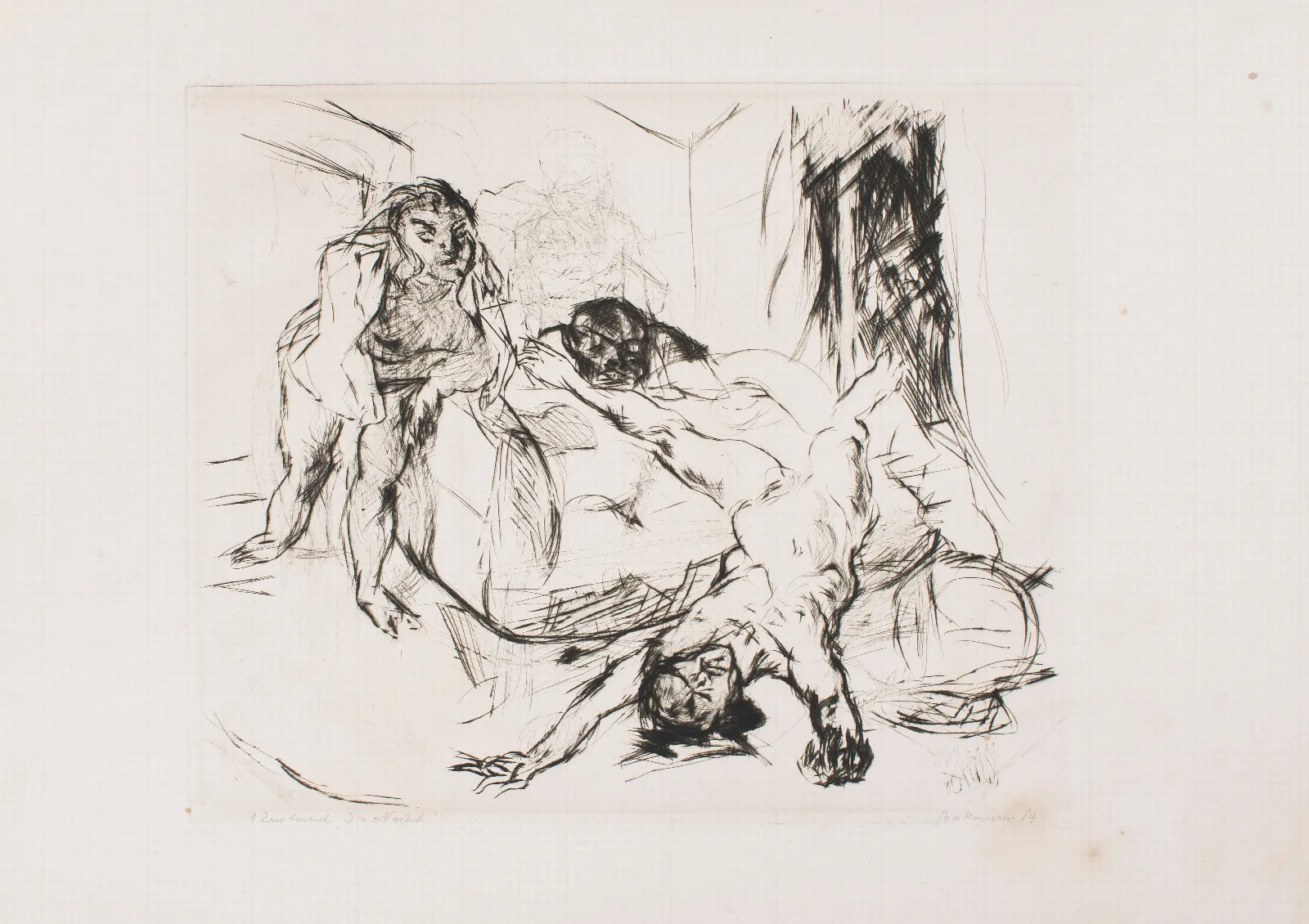 Night 15 Wall Art by Max Beckmann - Canvas Print