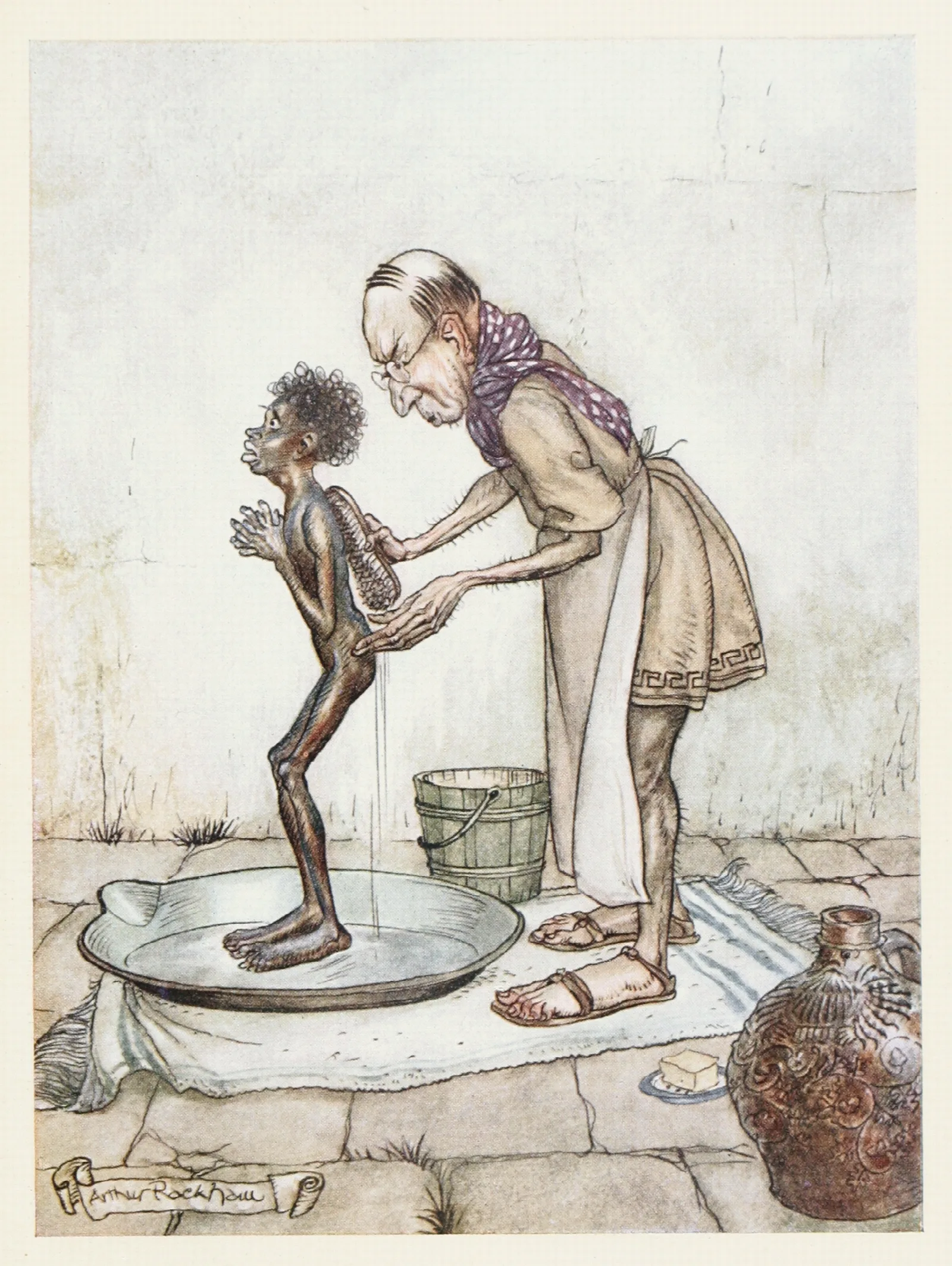 The Blackamoor Wall Art by Arthur Rackham - Canvas Print