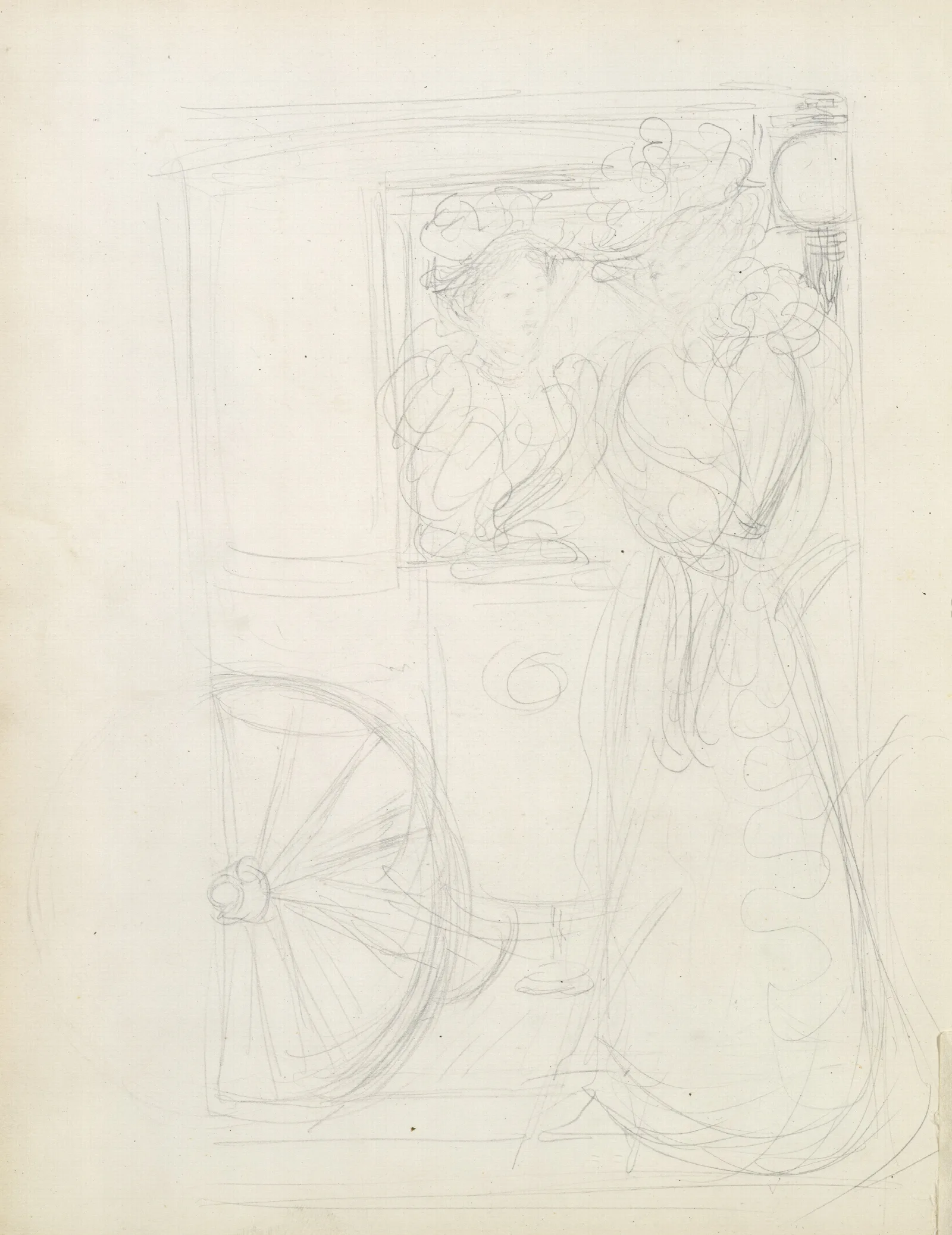 Two Women Stopping To Converse With An Acquaintance Riding In A Carriage Wall Art by Maurice Prendergast - Canvas Print