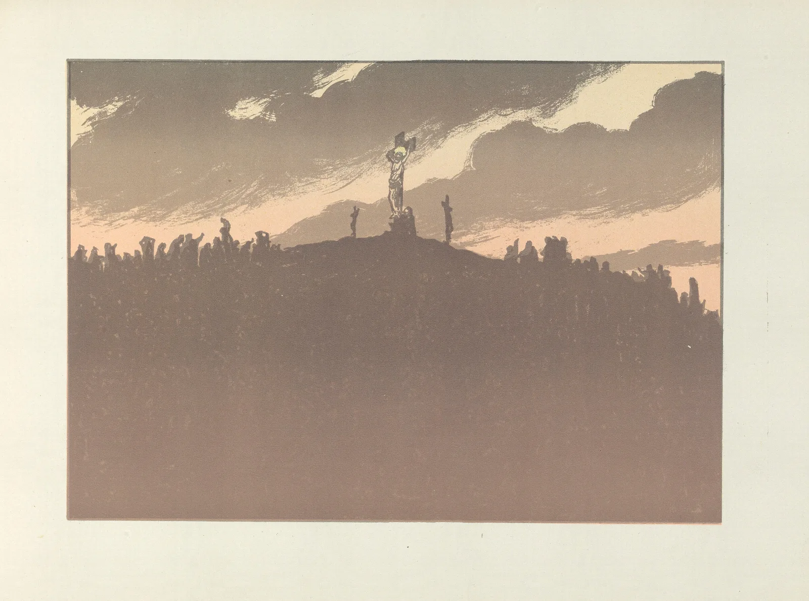 Le Golgotha Wall Art by Henri Rivière - Canvas Print