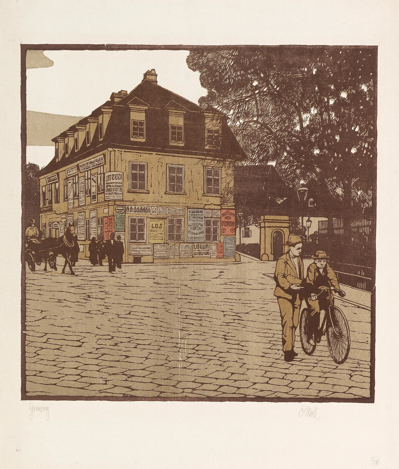 Grinzing Wall Art by Carl Moll - Canvas Print