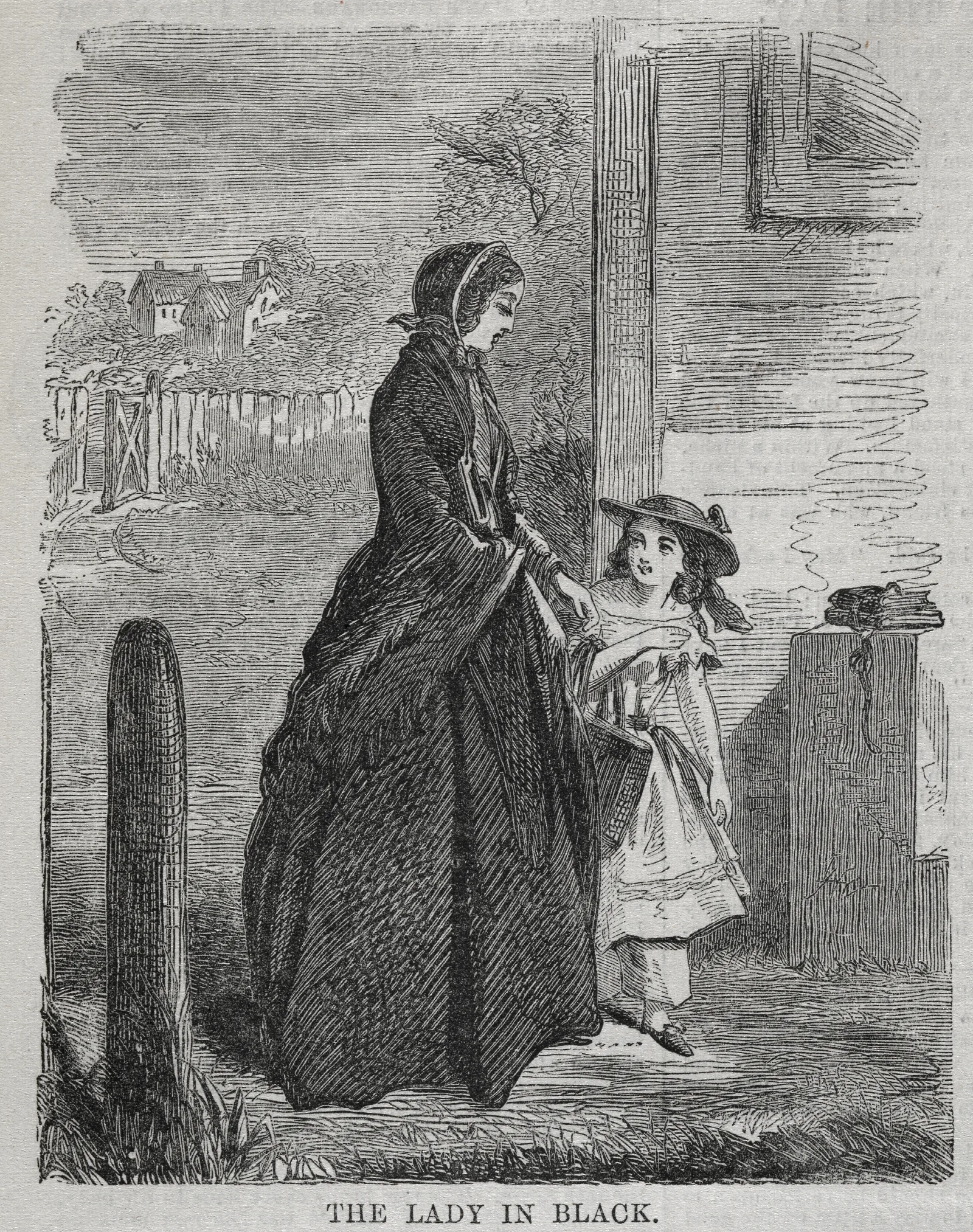The Lady In Black Wall Art by Winslow Homer - Canvas Print