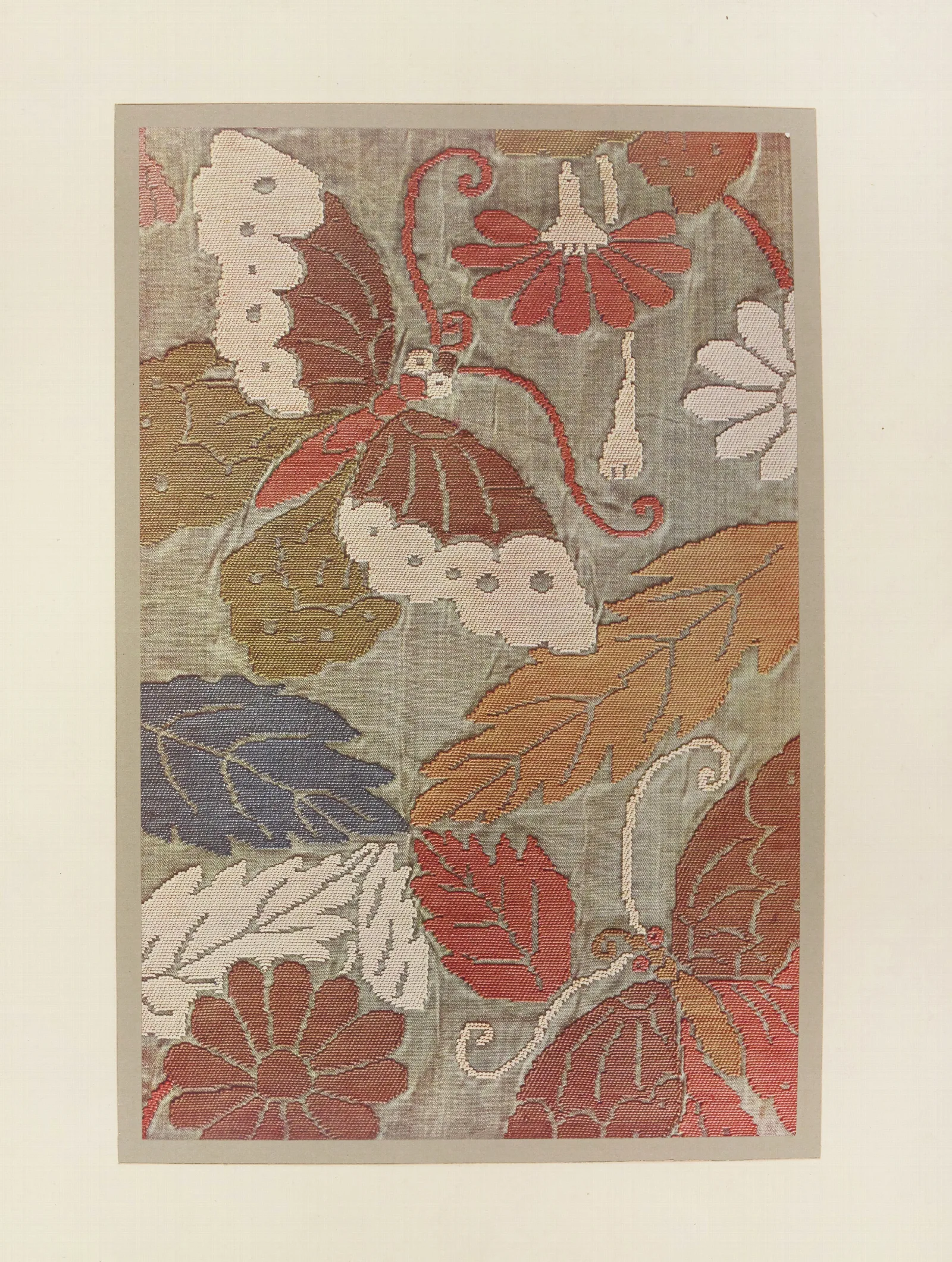 Papillons Et Feuillages Wall Art by Maurice Pillard Verneuil - Canvas Print