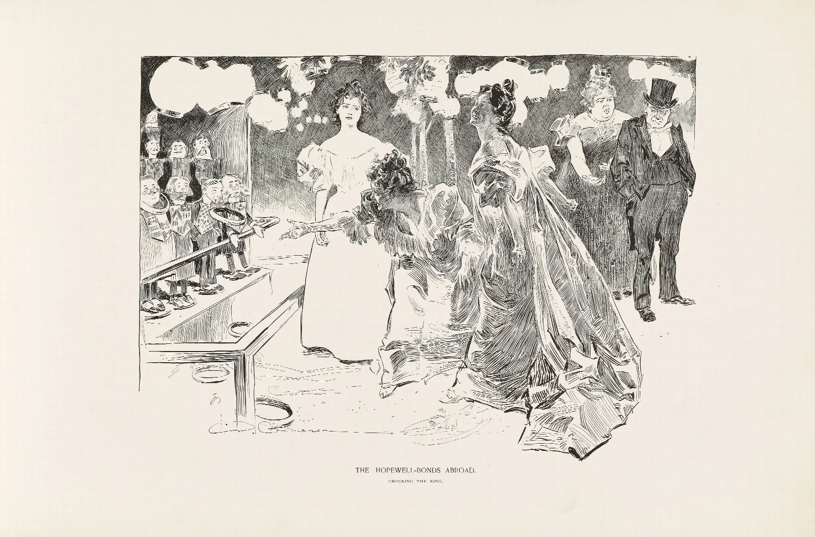 The Hopewell Bonds Abroad Wall Art by Charles Dana Gibson - Canvas Print