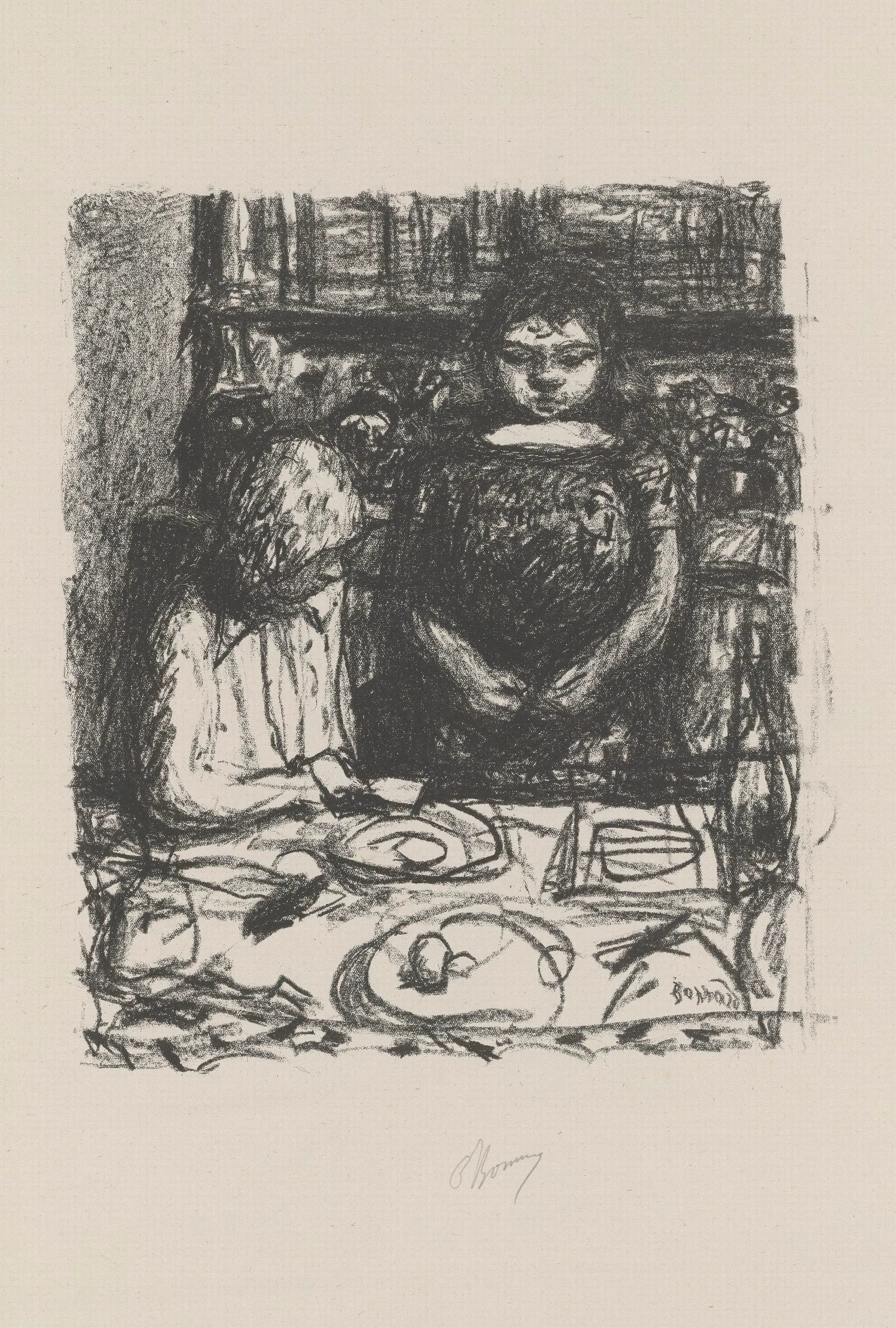 Le Menu Wall Art by Pierre Bonnard - Canvas Print