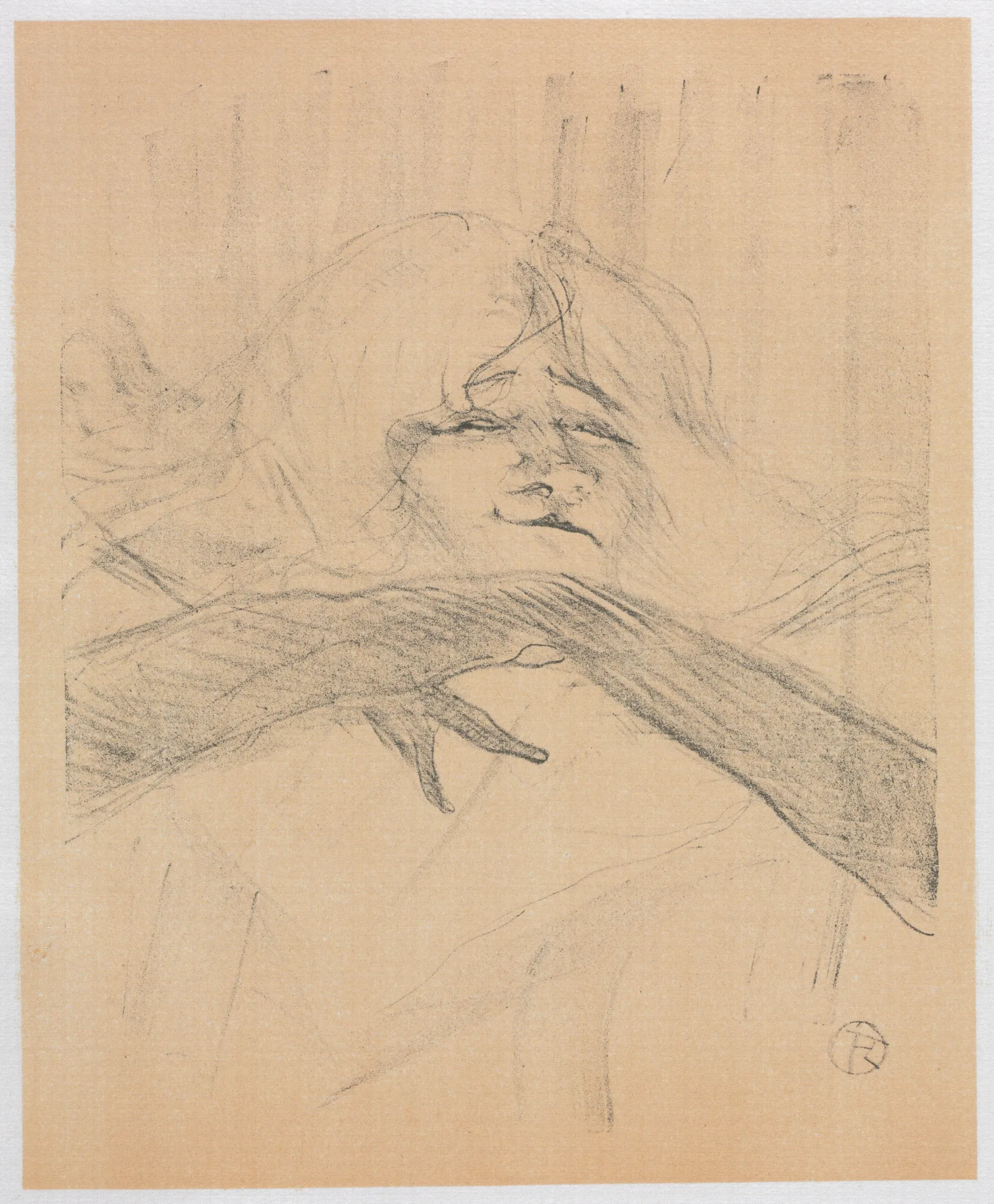 Linger Longer Loo Wall Art by Henri de Toulouse-Lautrec - Canvas Print