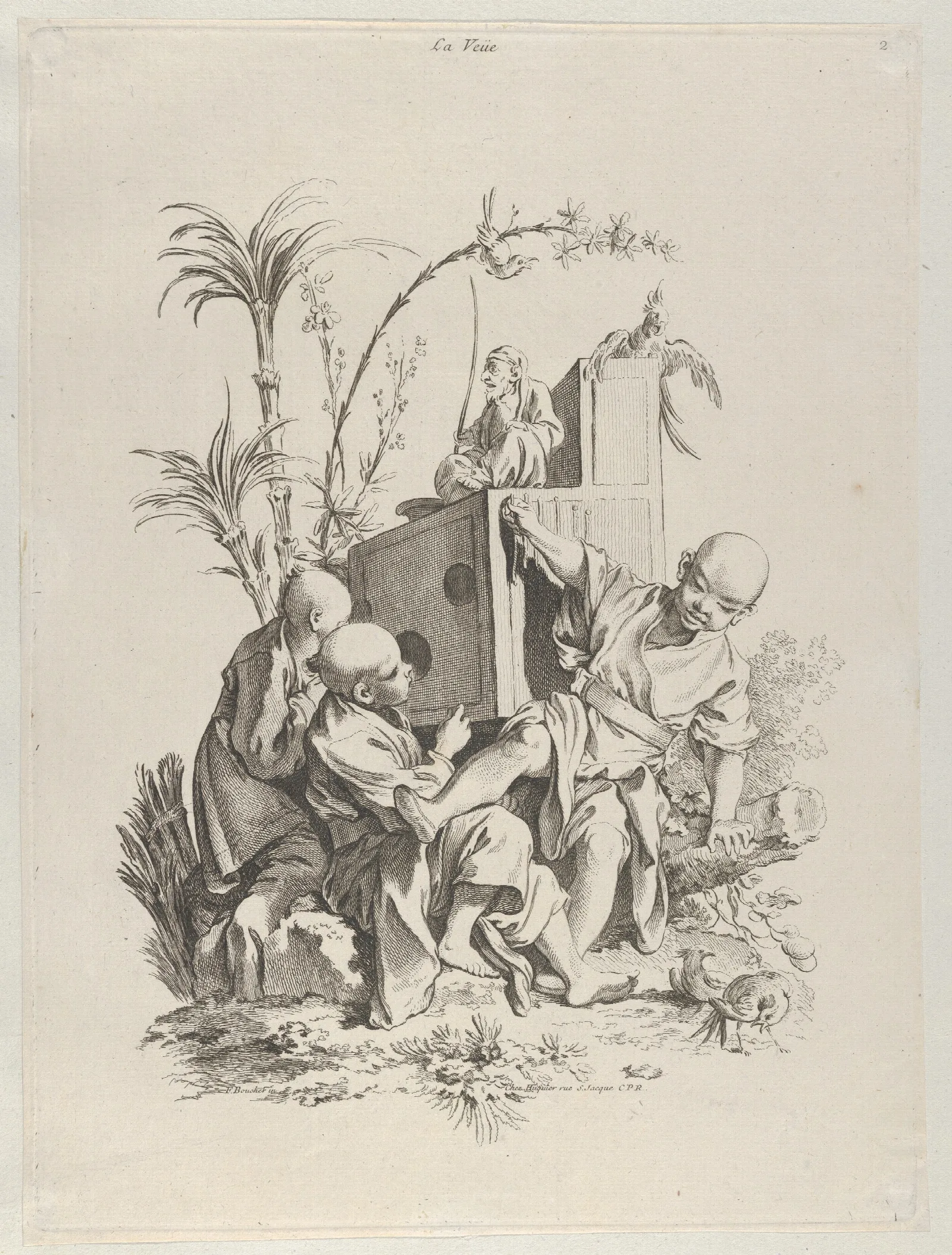 Sight 3 Wall Art by François Boucher - Canvas Print