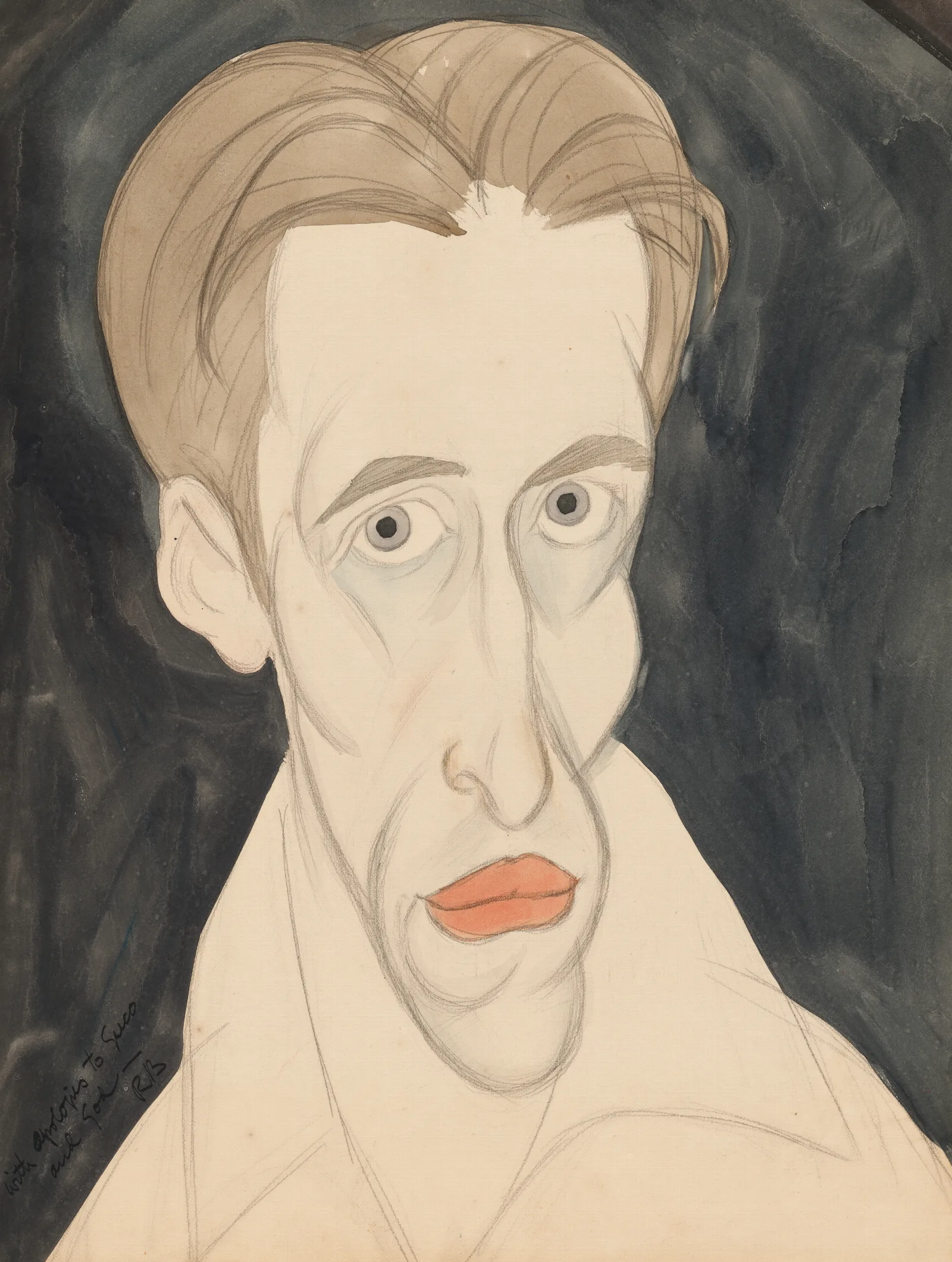 Self Portrait 410 Wall Art by Ralph Barton - Canvas Print