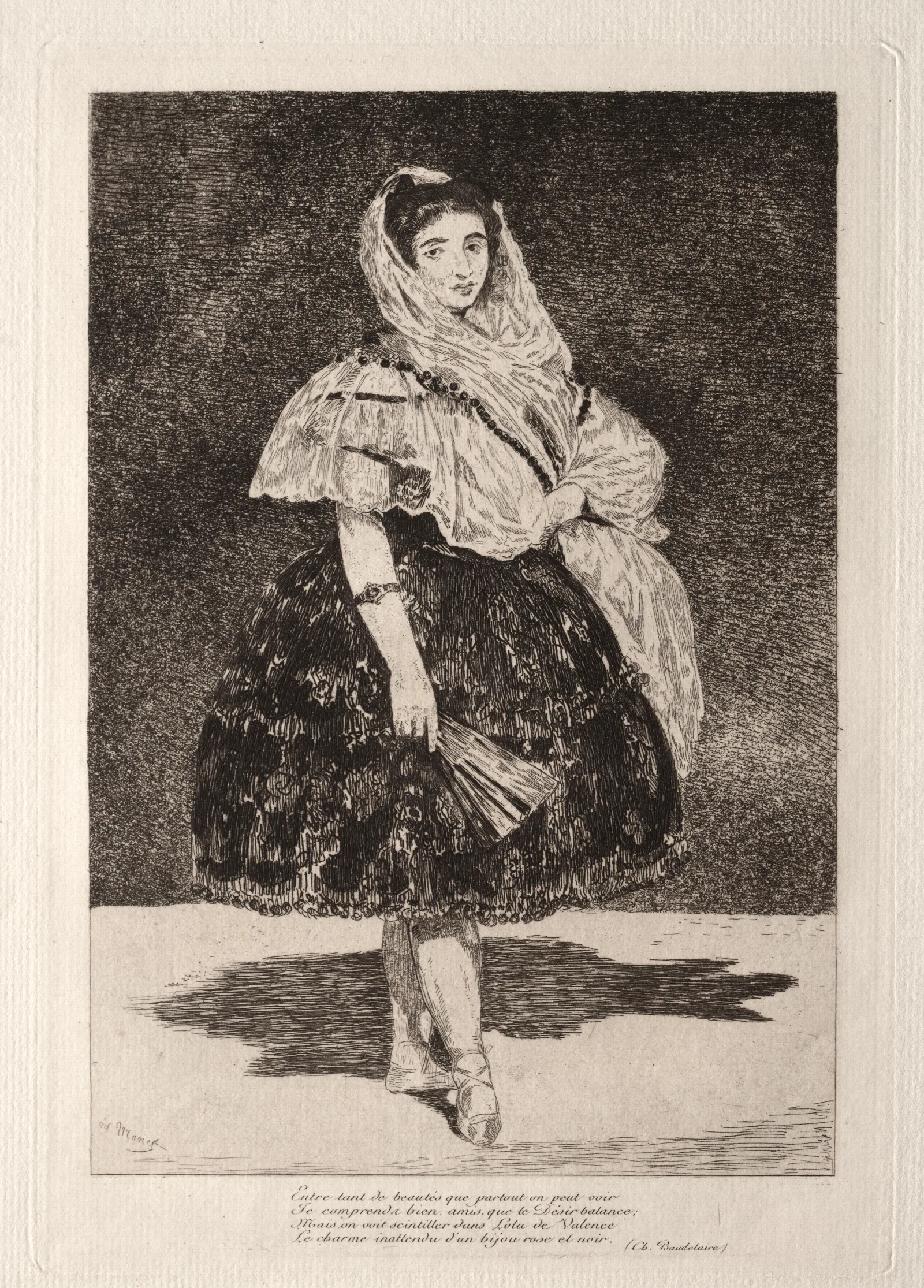 Lola De Valence 2 Wall Art by Édouard Manet - Canvas Print