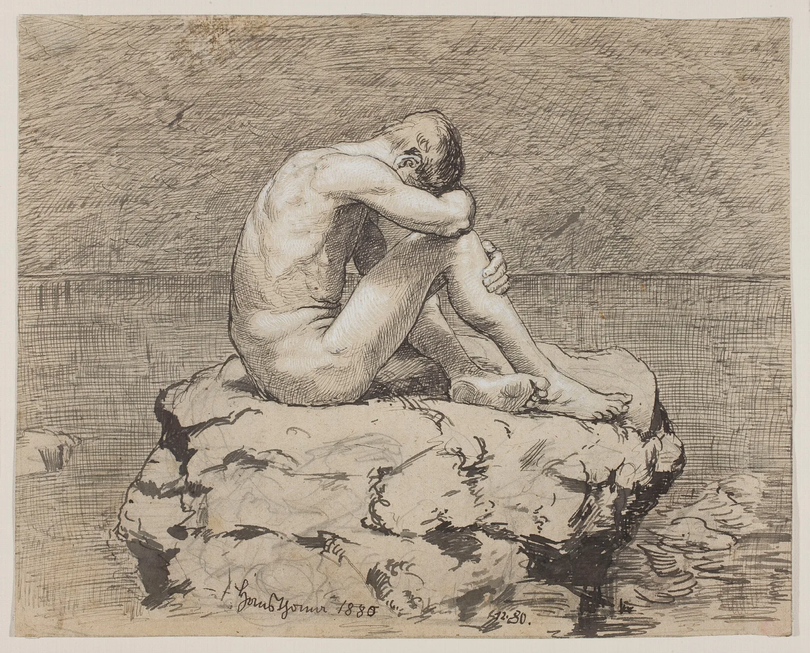 Loneliness 2 Wall Art by Hans Thoma - Canvas Print
